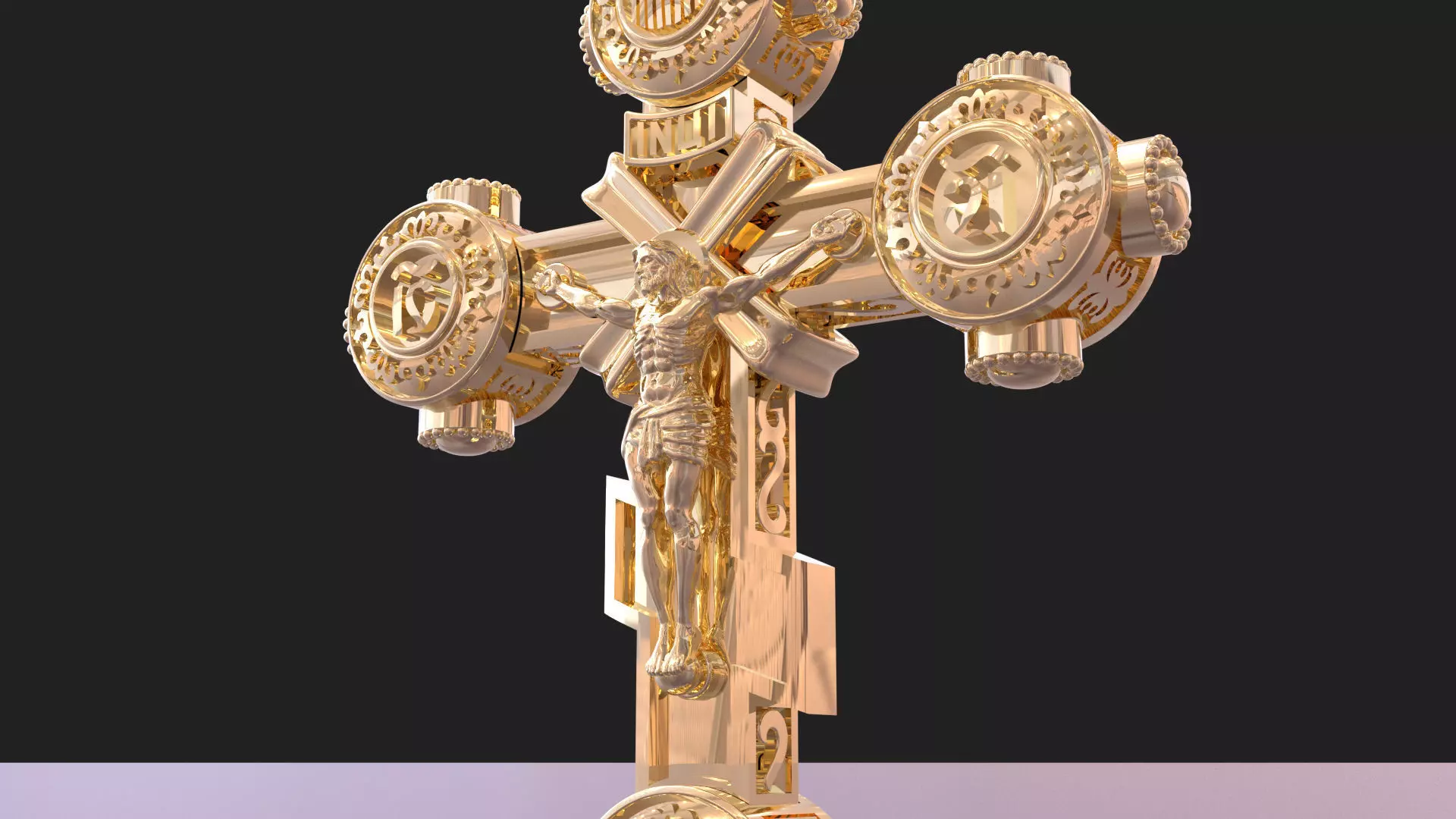 cruz santa 3D print model