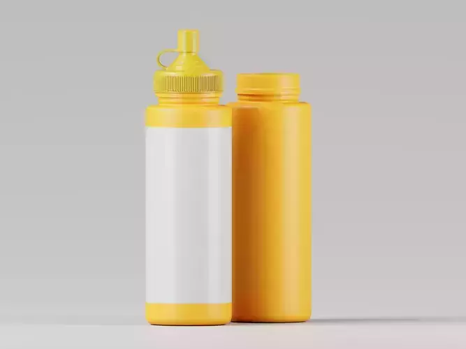 Squeeze Bottle 3D Model