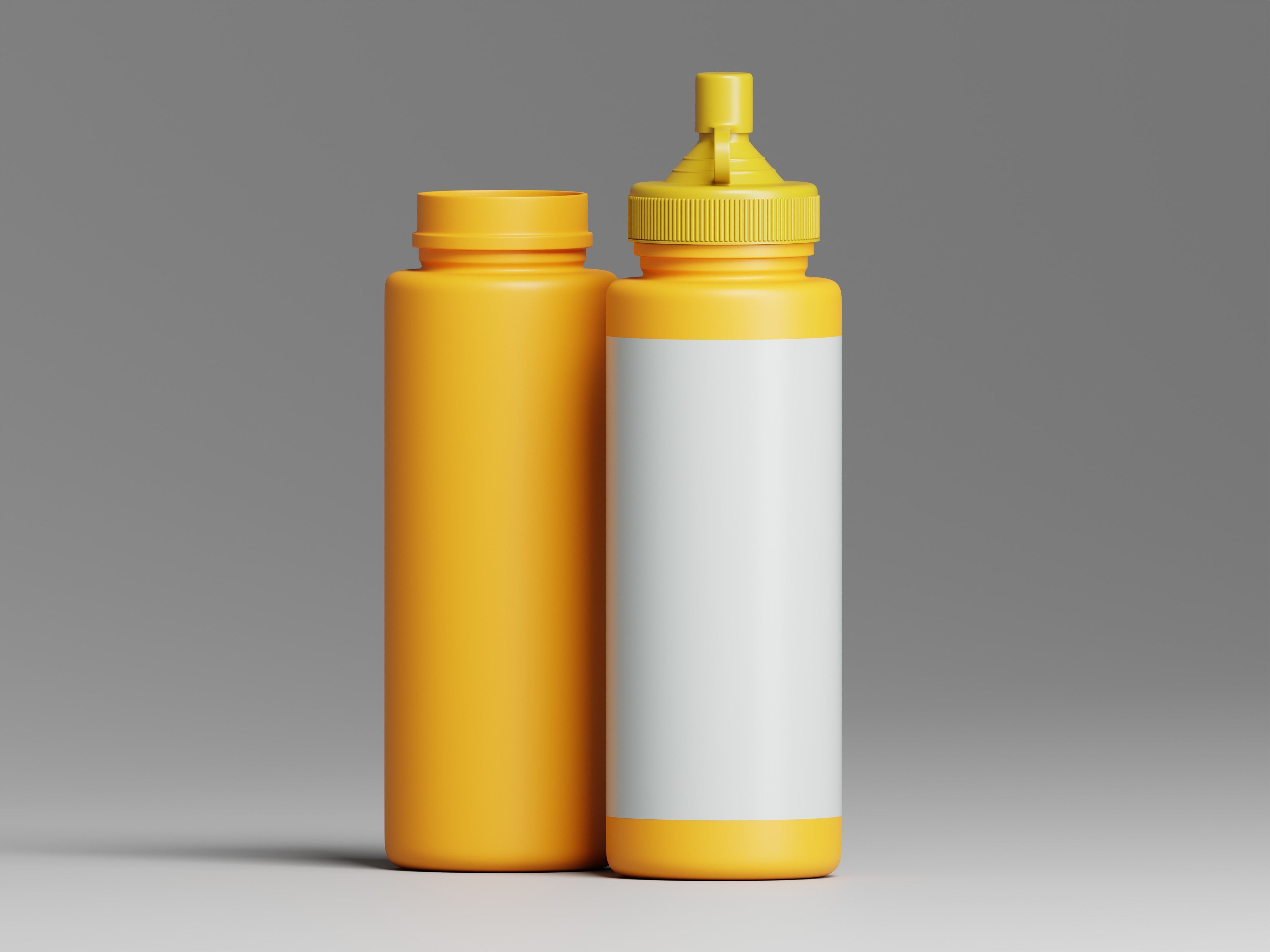 Squeeze Bottle 3D Model Low-poly 3D model_5