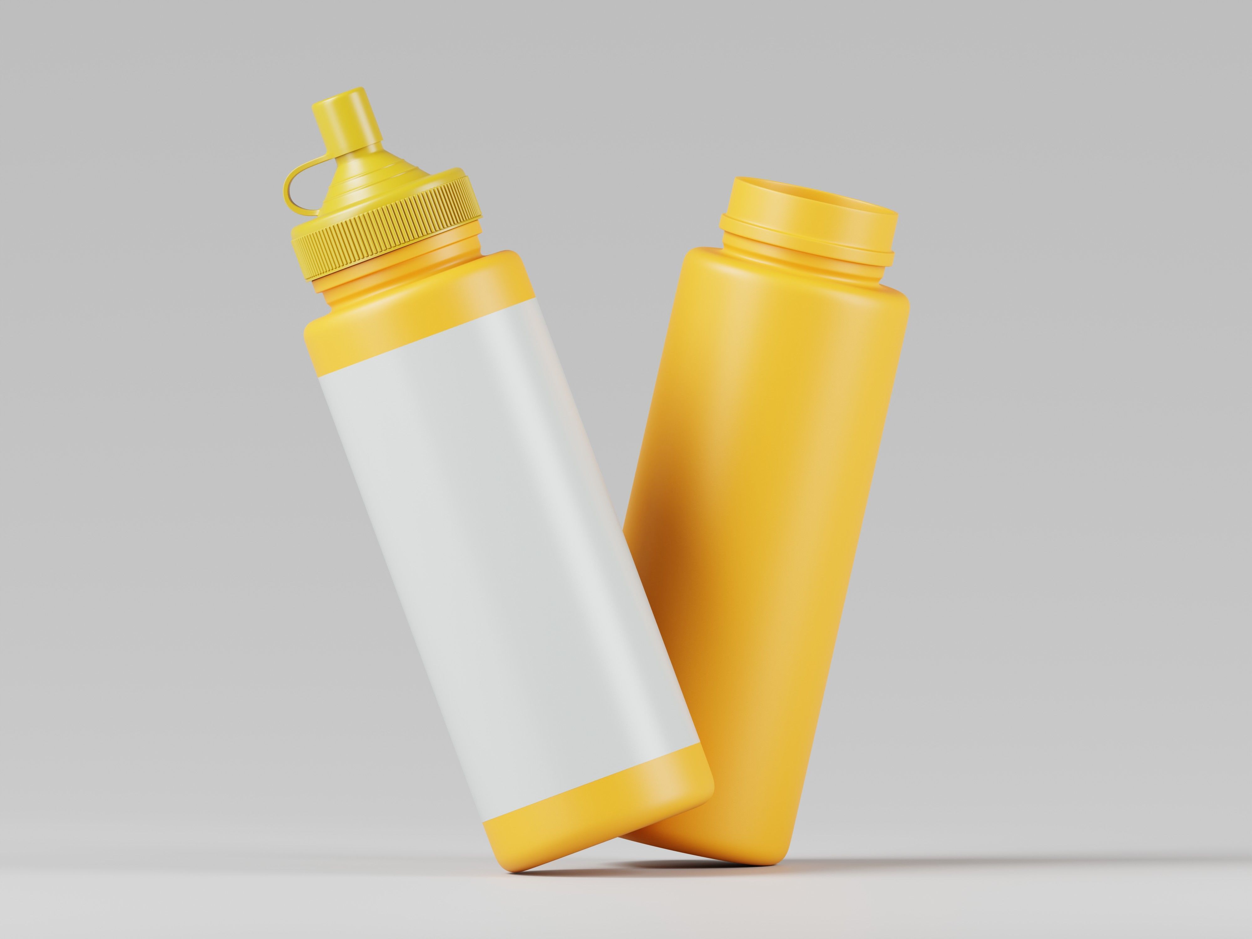 Squeeze Bottle 3D Model Low-poly 3D model_8