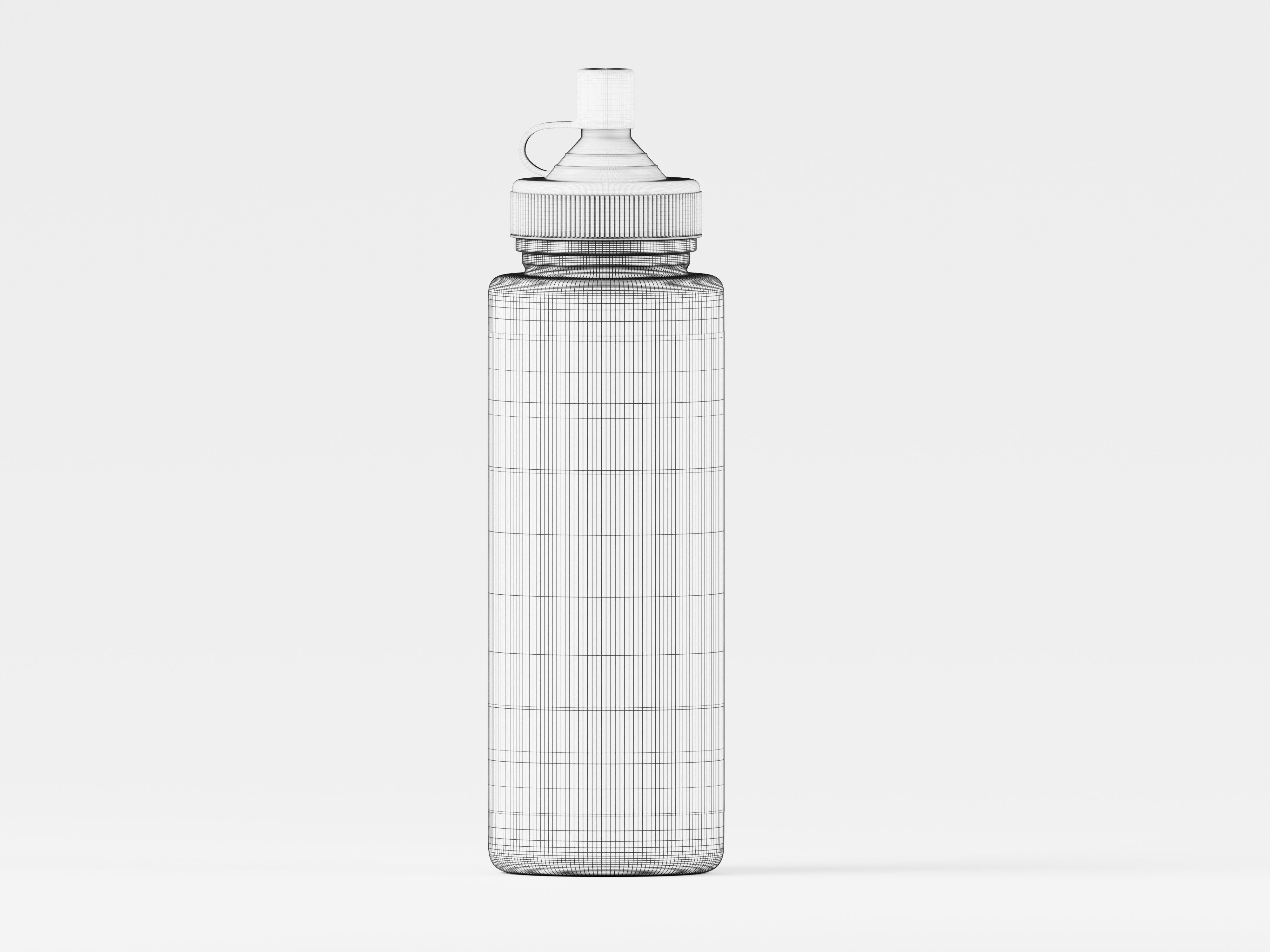 Squeeze Bottle 3D Model Low-poly 3D model_2