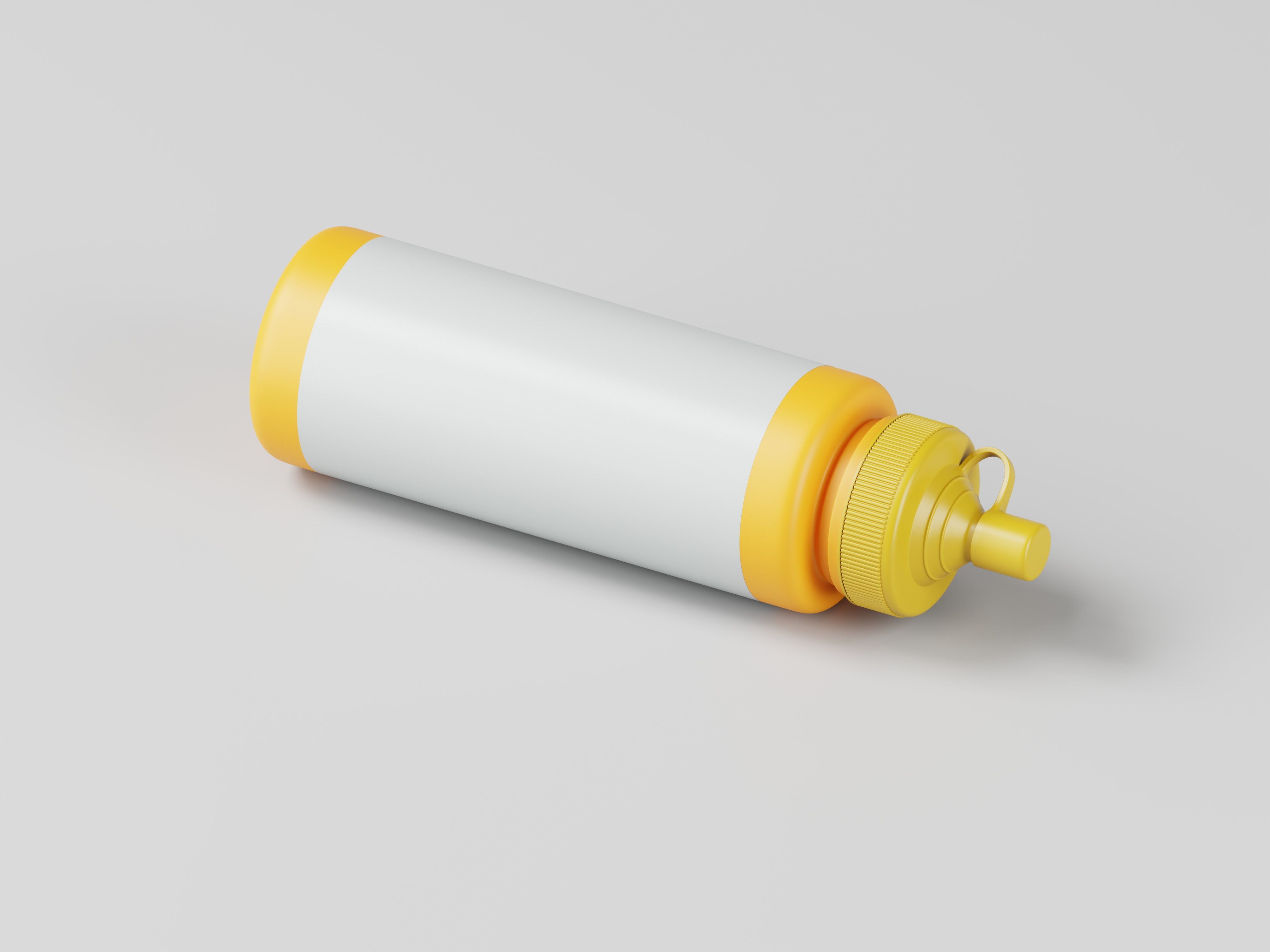 Squeeze Bottle 3D Model Low-poly 3D model_9