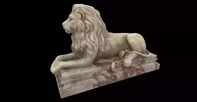 lion stone sculpture