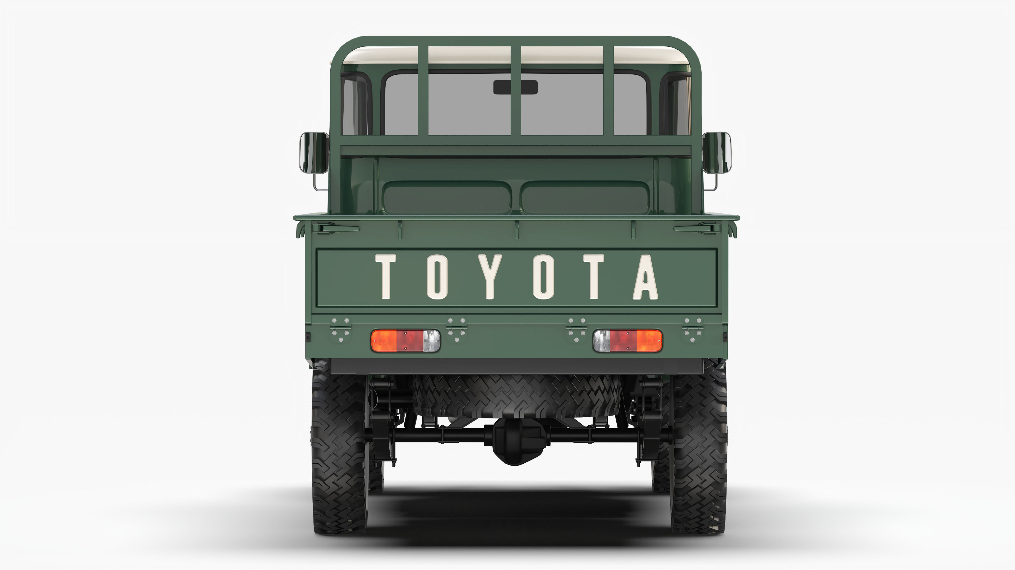 Toyota Land Cruiser FJ45 Pickup 1978 3D model_6