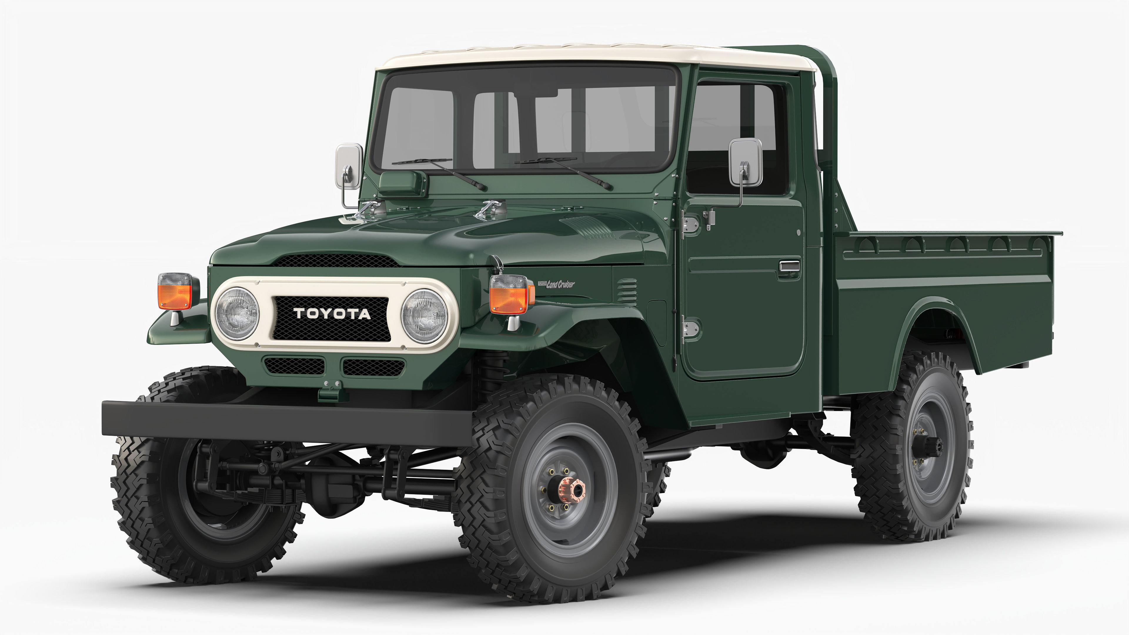 Toyota Land Cruiser FJ45 Pickup 1978 3D model_1
