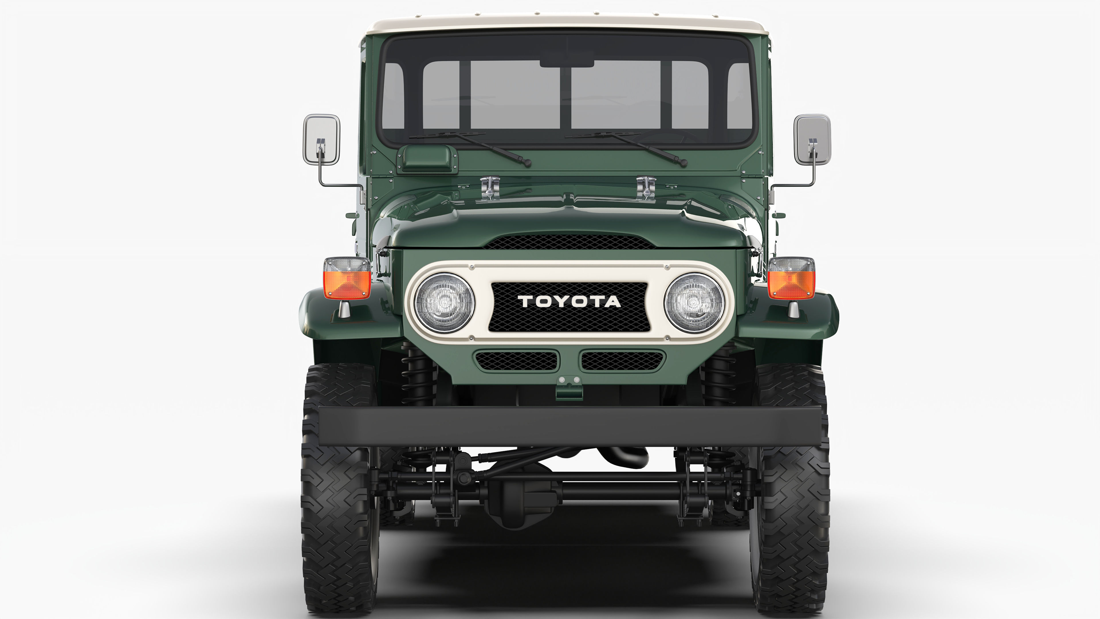 Toyota Land Cruiser FJ45 Pickup 1978 3D model_5