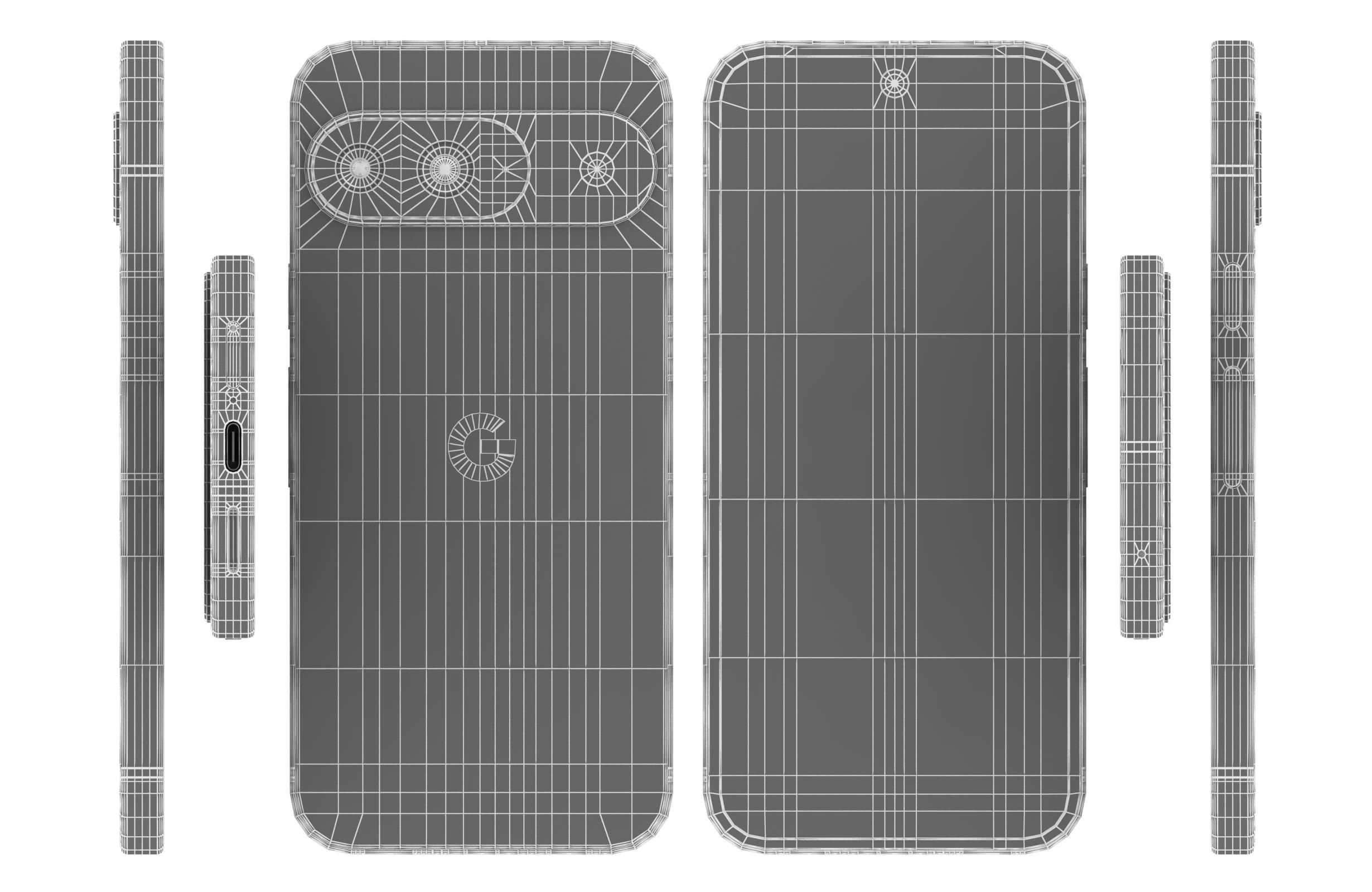 Google Pixel 9  9 Pro and 9 Pro XL 3D model_41