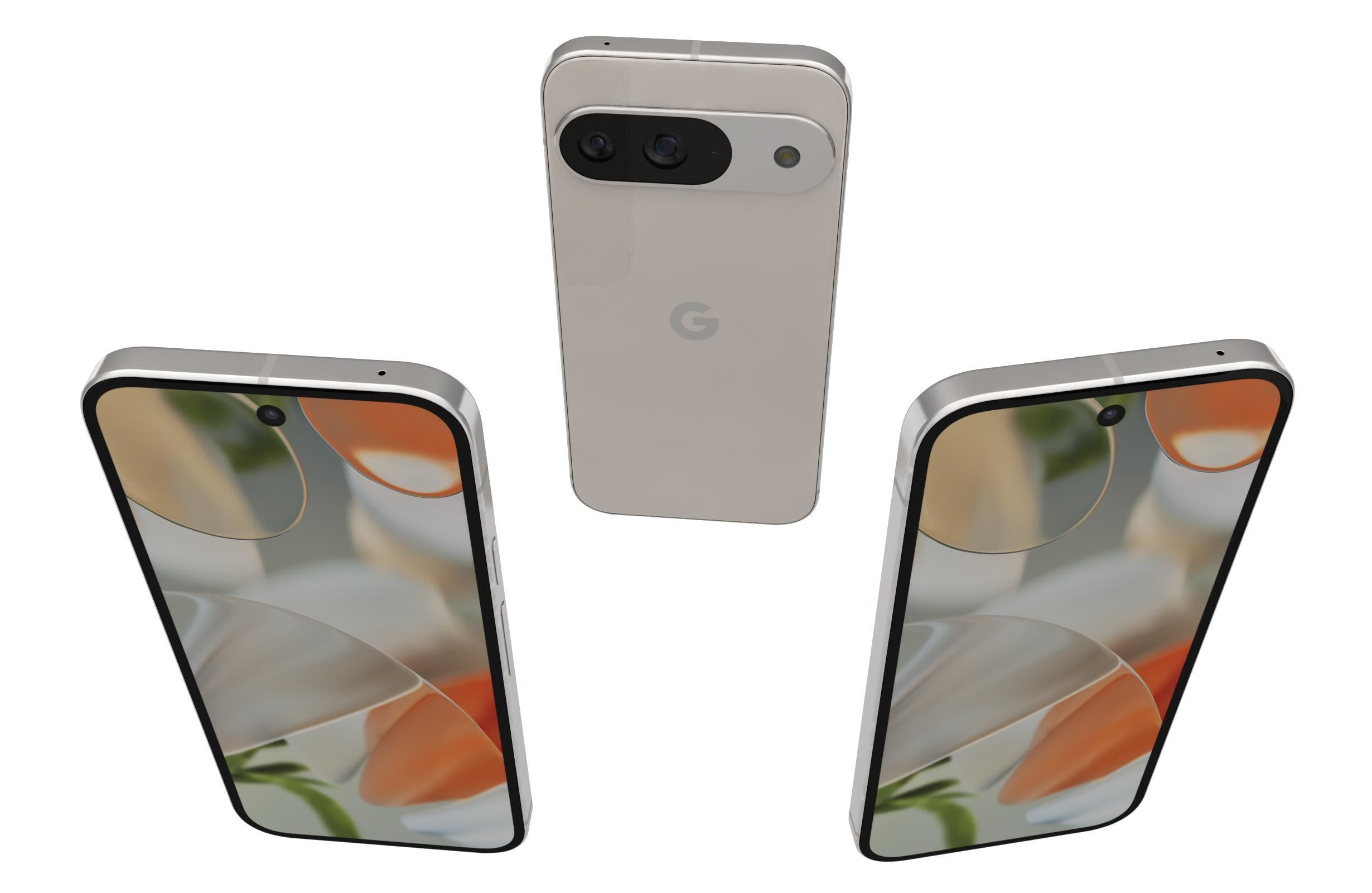 Google Pixel 9  9 Pro and 9 Pro XL 3D model_2