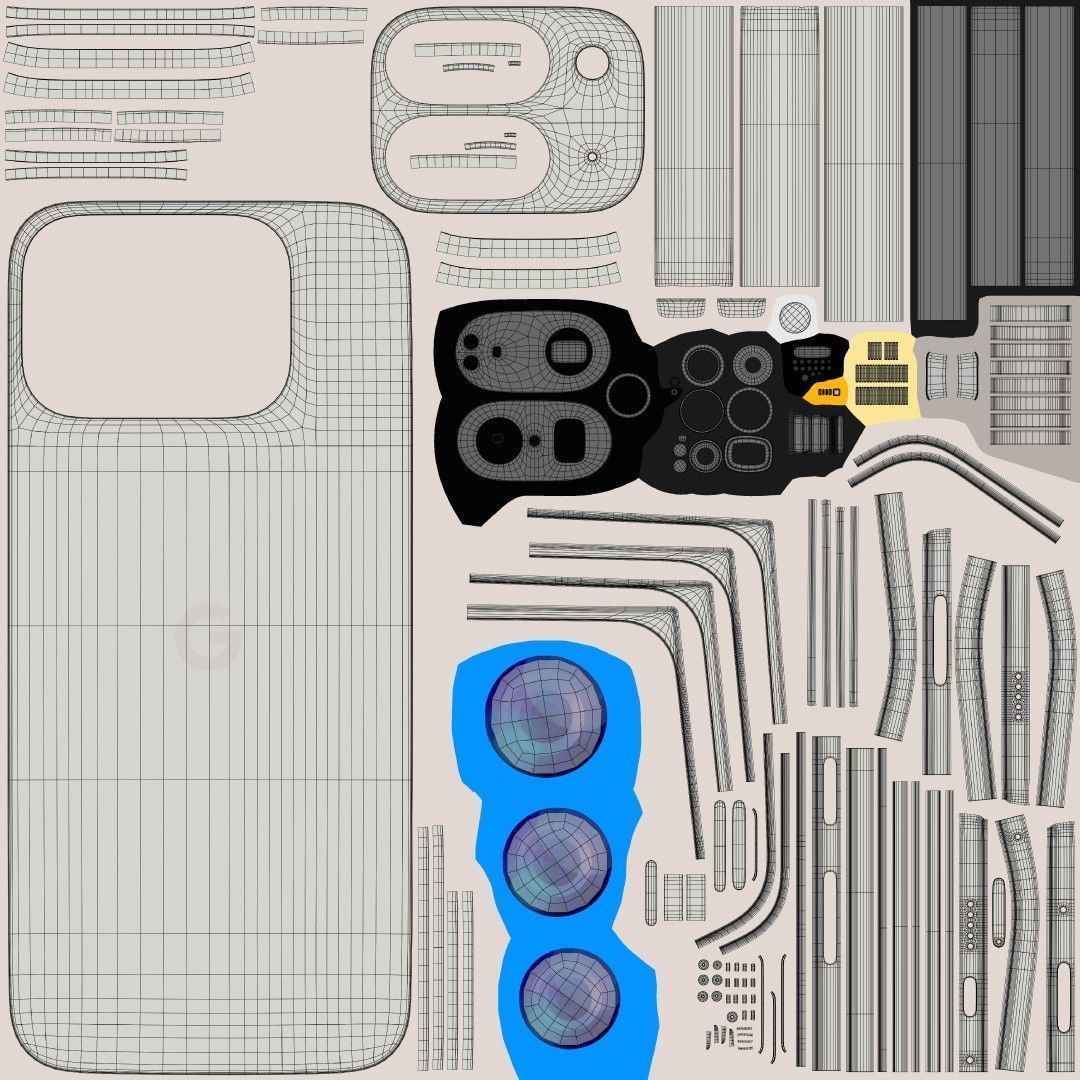 Google Pixel 9 And Pro And Pro XL And Fold 3D model_46