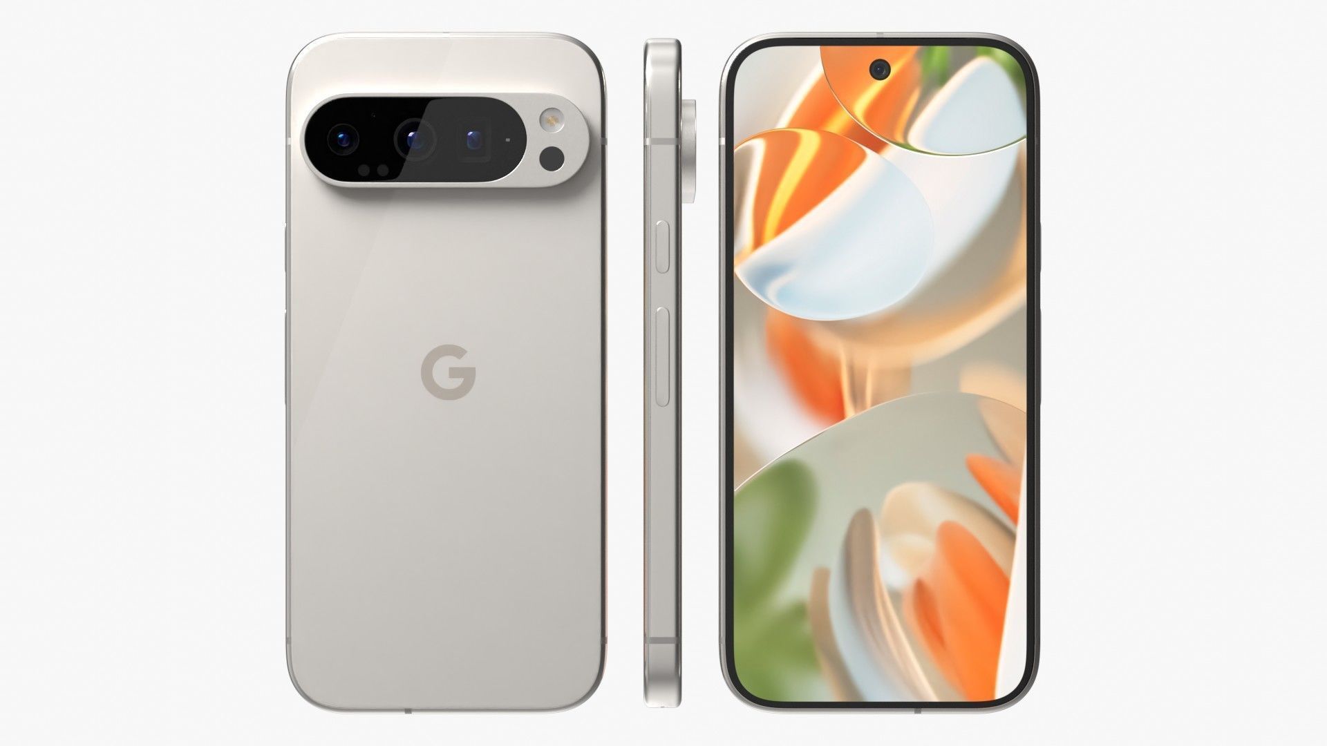 Google Pixel 9 And Pro And Pro XL And Fold 3D model_16