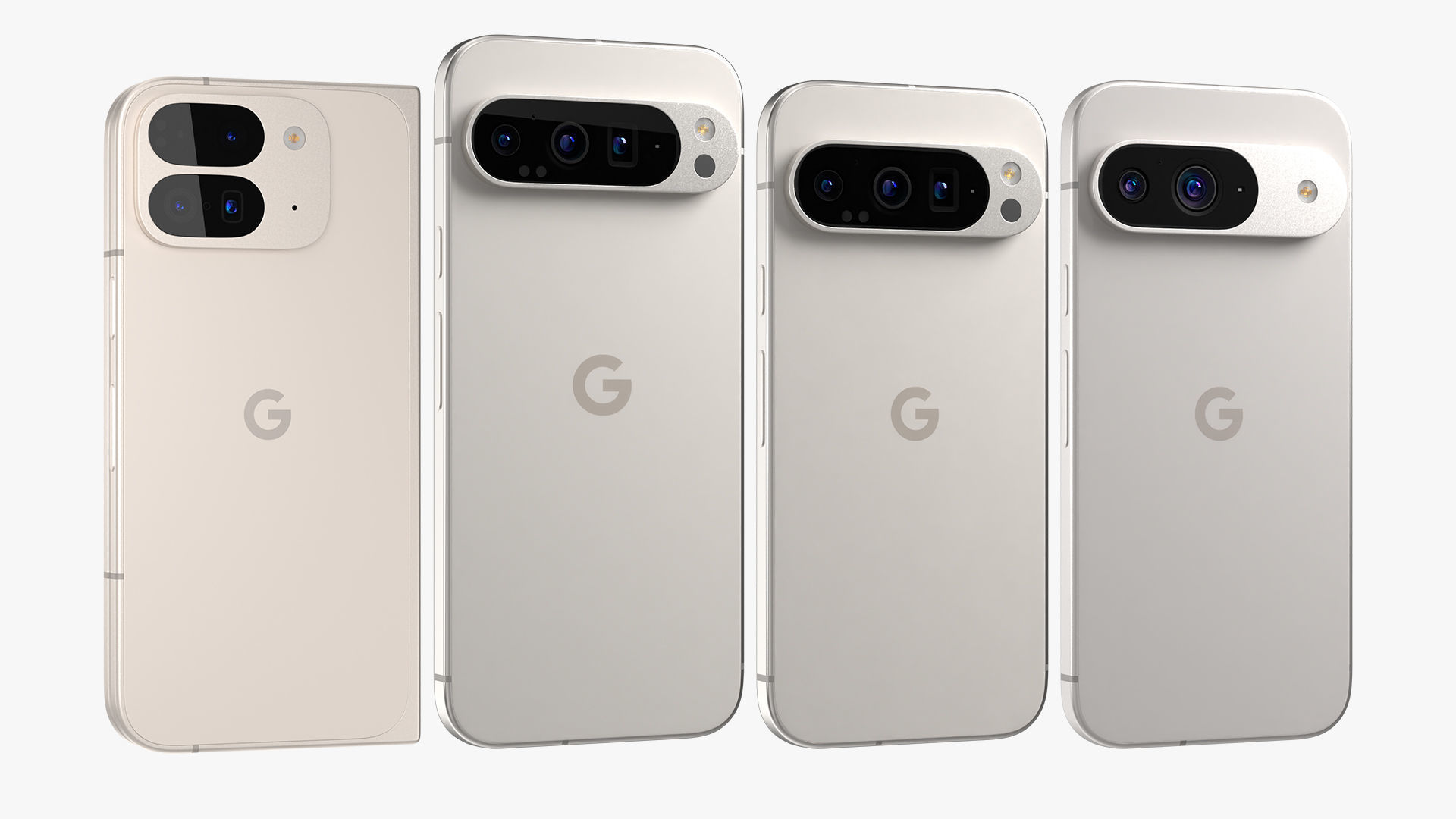 Google Pixel 9 And Pro And Pro XL And Fold 3D model_2