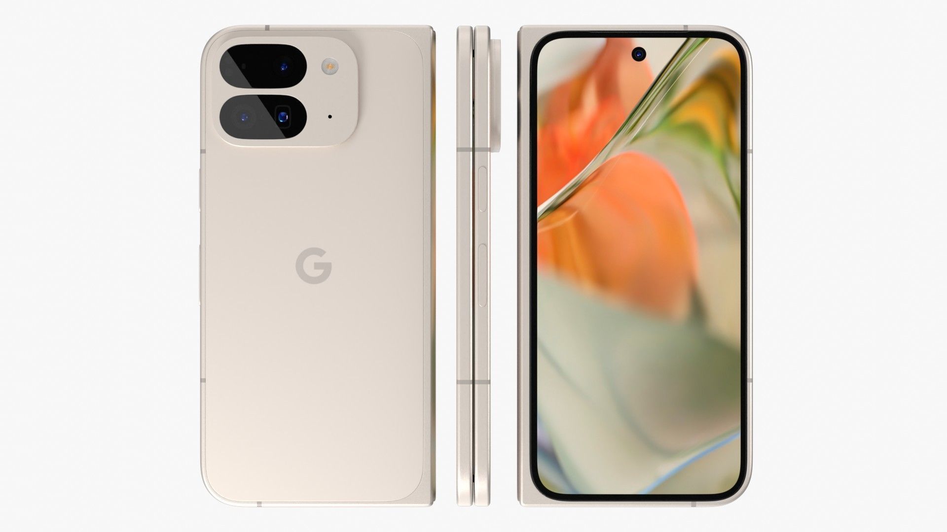 Google Pixel 9 And Pro And Pro XL And Fold 3D model_40