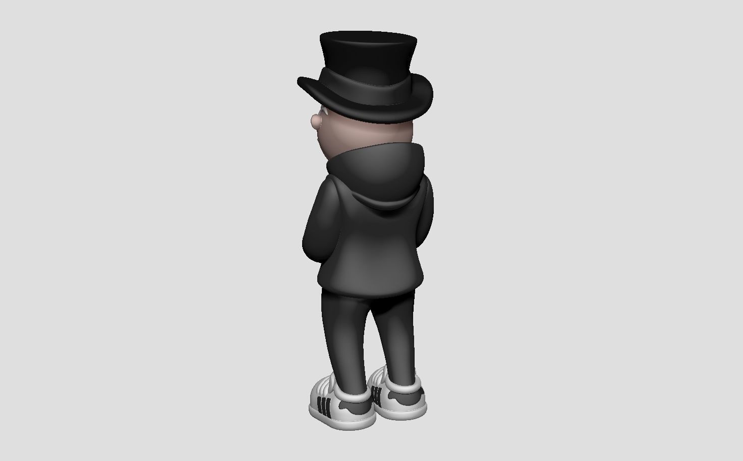 Mr monopoly urban 3D print model_8