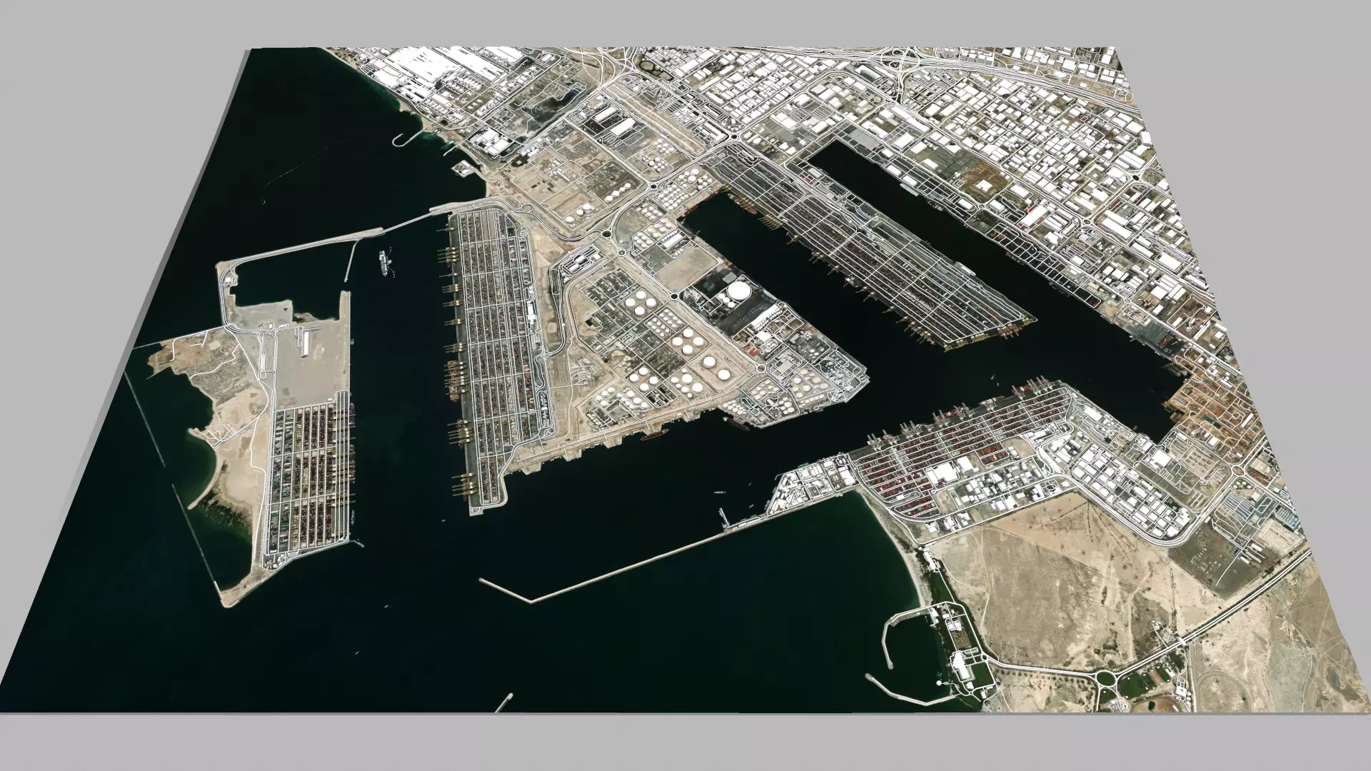 Port of Jebel AliJebel Ali Dubai United Arab Emirates 3D model
