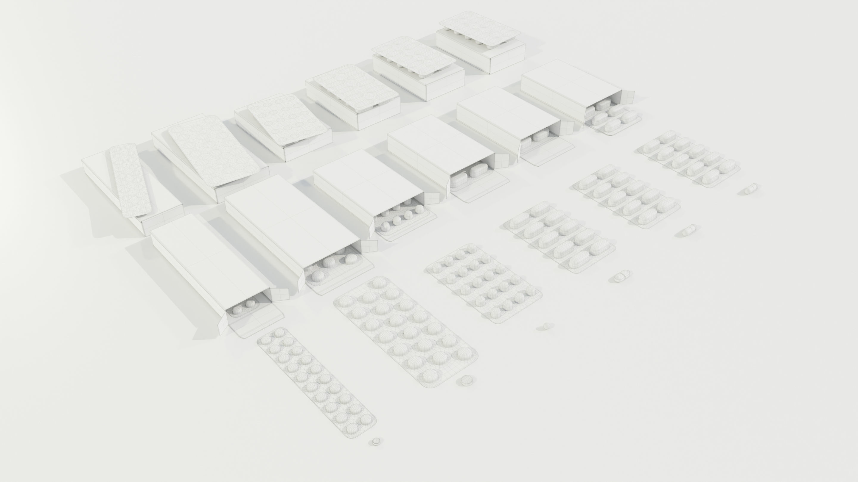 Medicine Packages 3D model_16