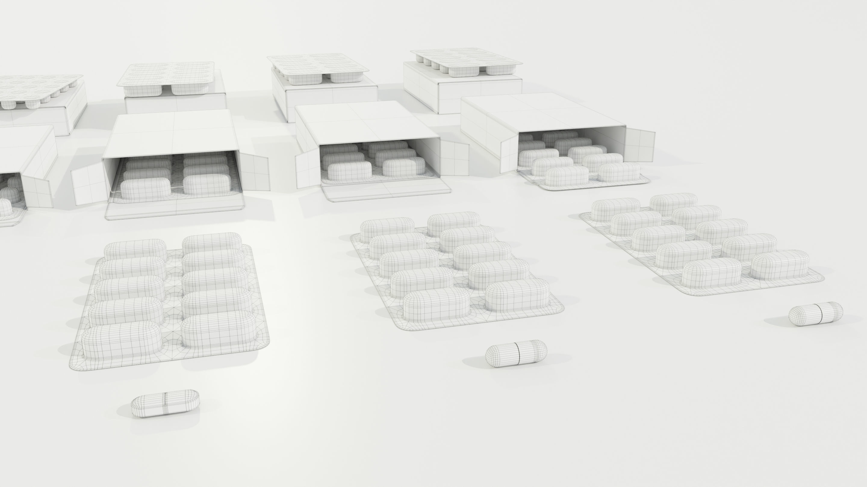 Medicine Packages 3D model_18