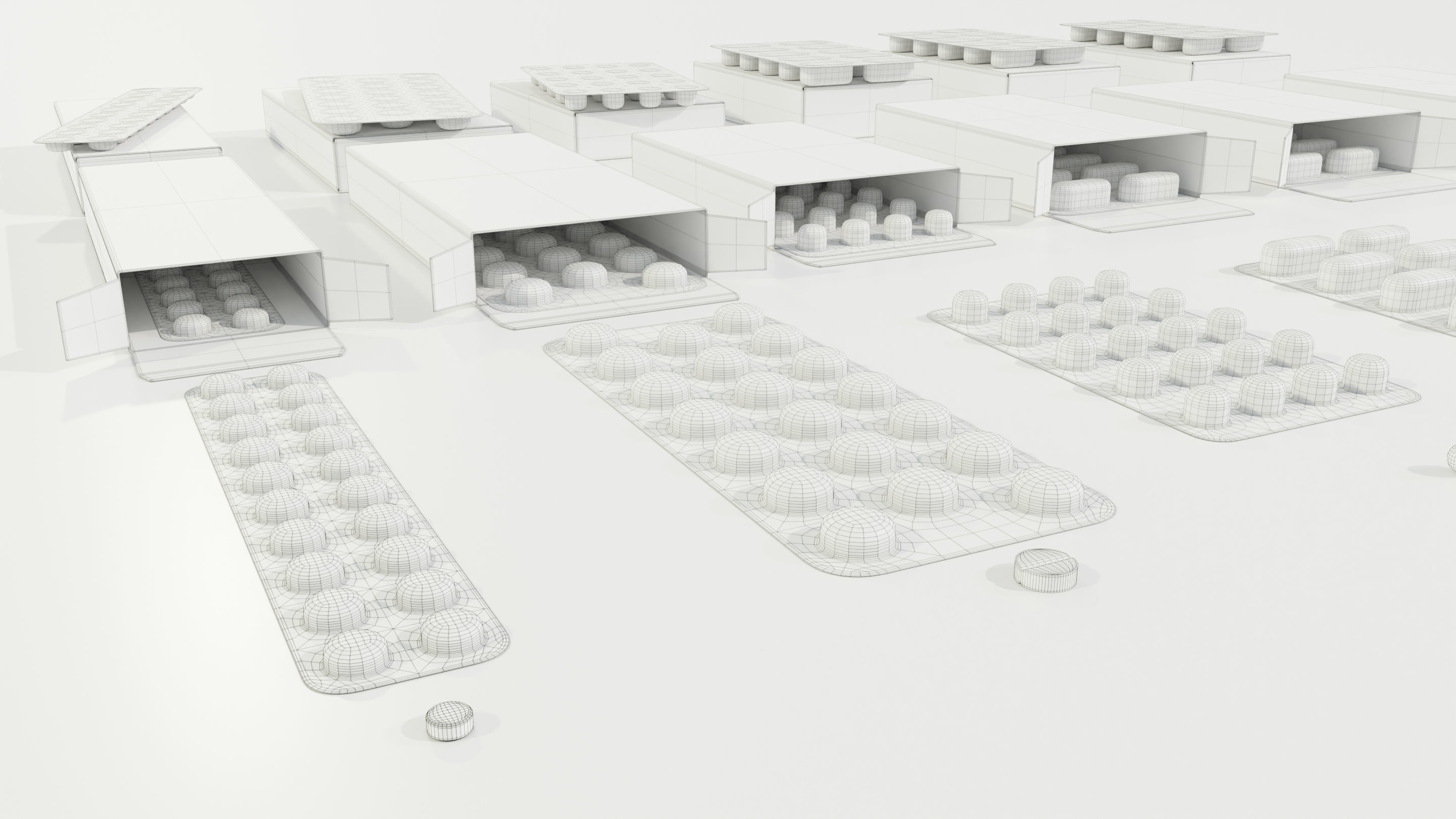 Medicine Packages 3D model_17