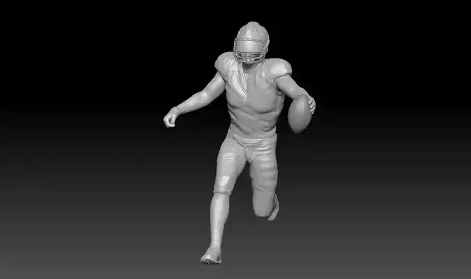 nfl run touchdown 3D print model
