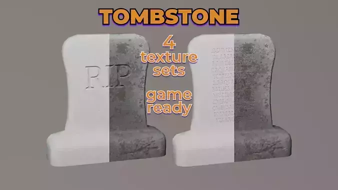 Tombstone Concrete Dirty cemetery halloween gravestone