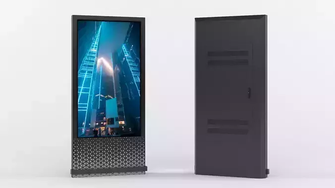 Digital Kiosk 3D model