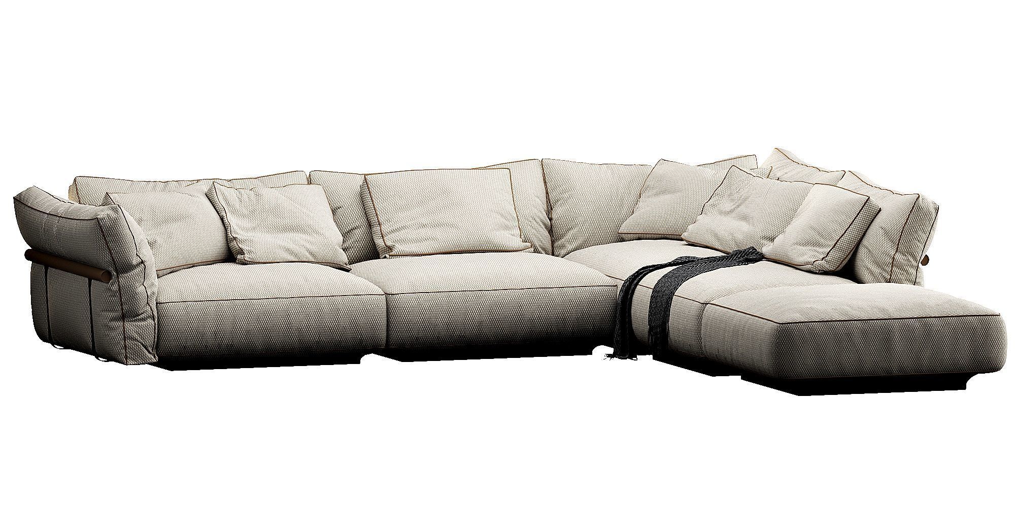 Flexform Camelot 3D model_10