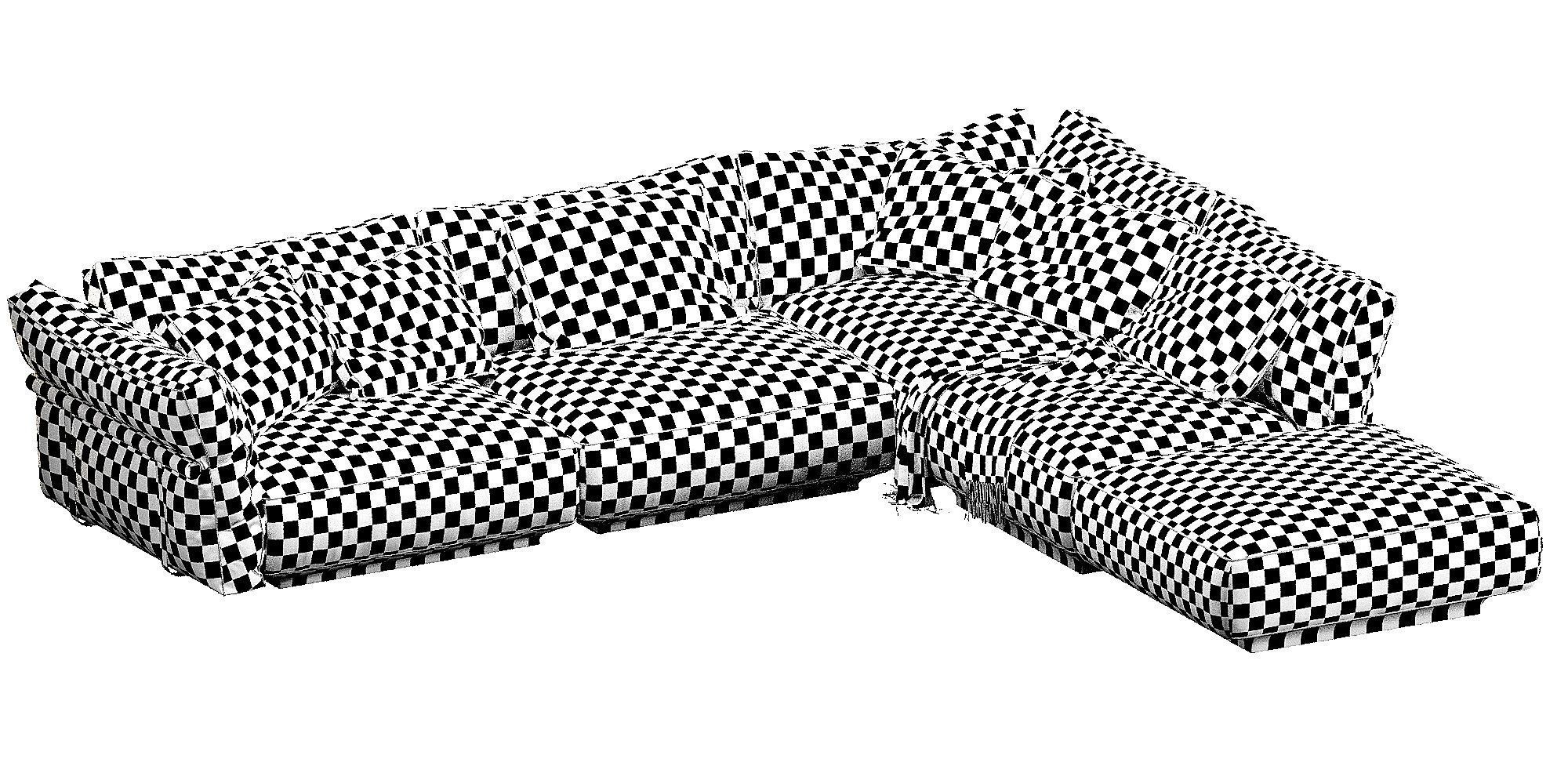 Flexform Camelot 3D model_12