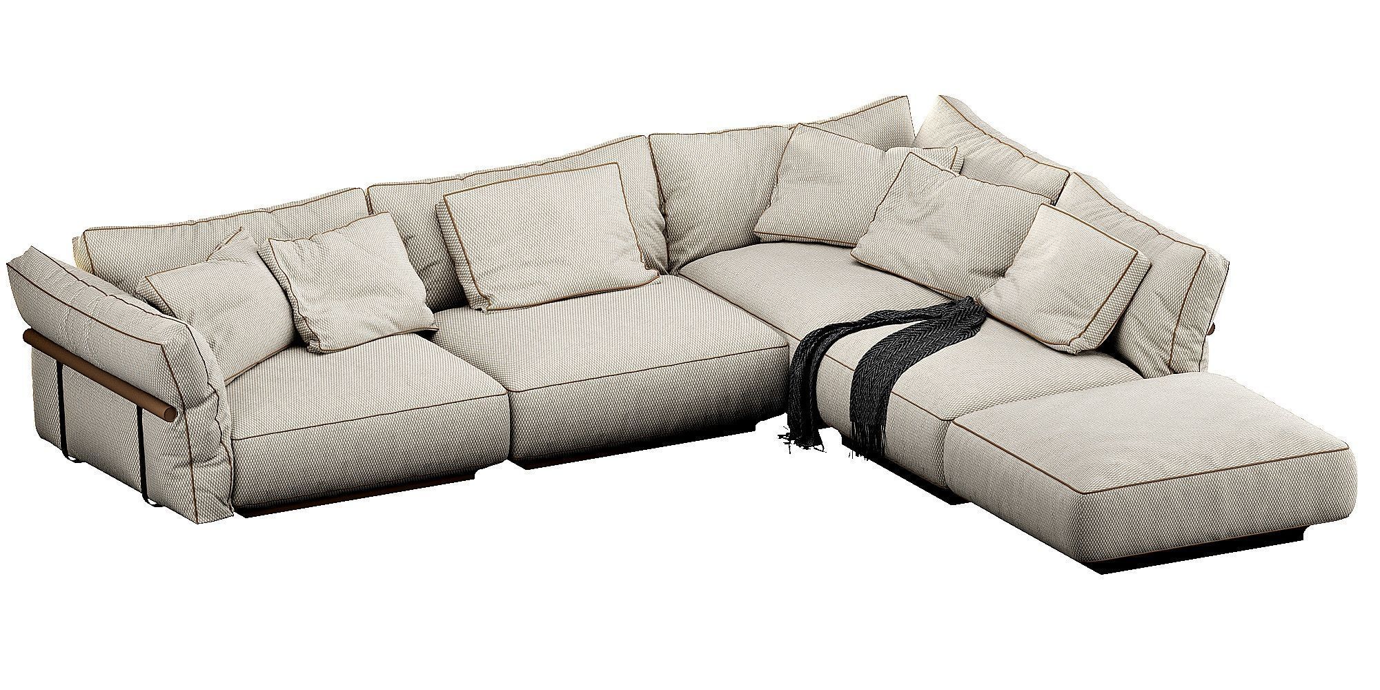 Flexform Camelot 3D model_8