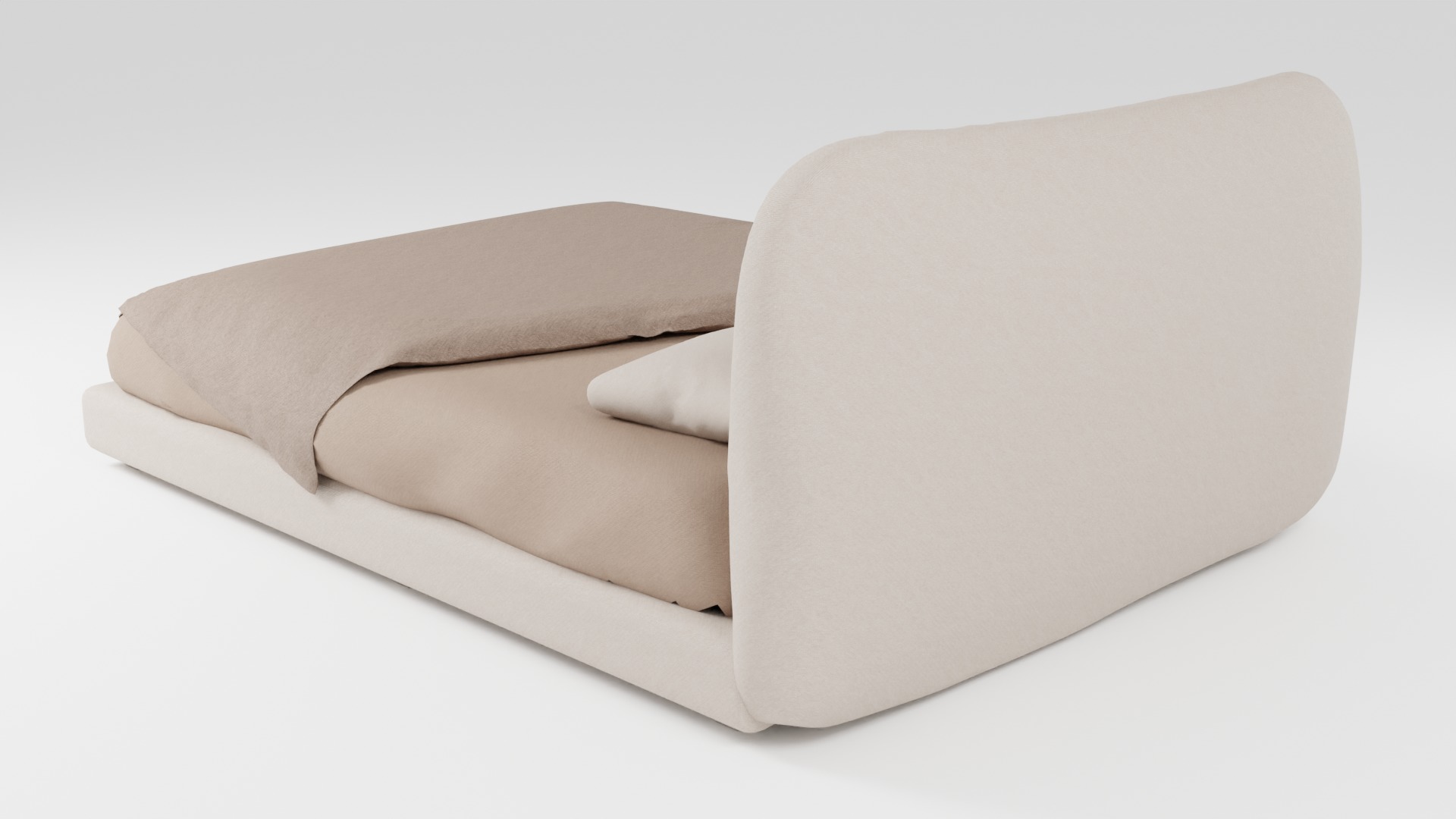 A bed that combines lightness and luxury 3D model_3