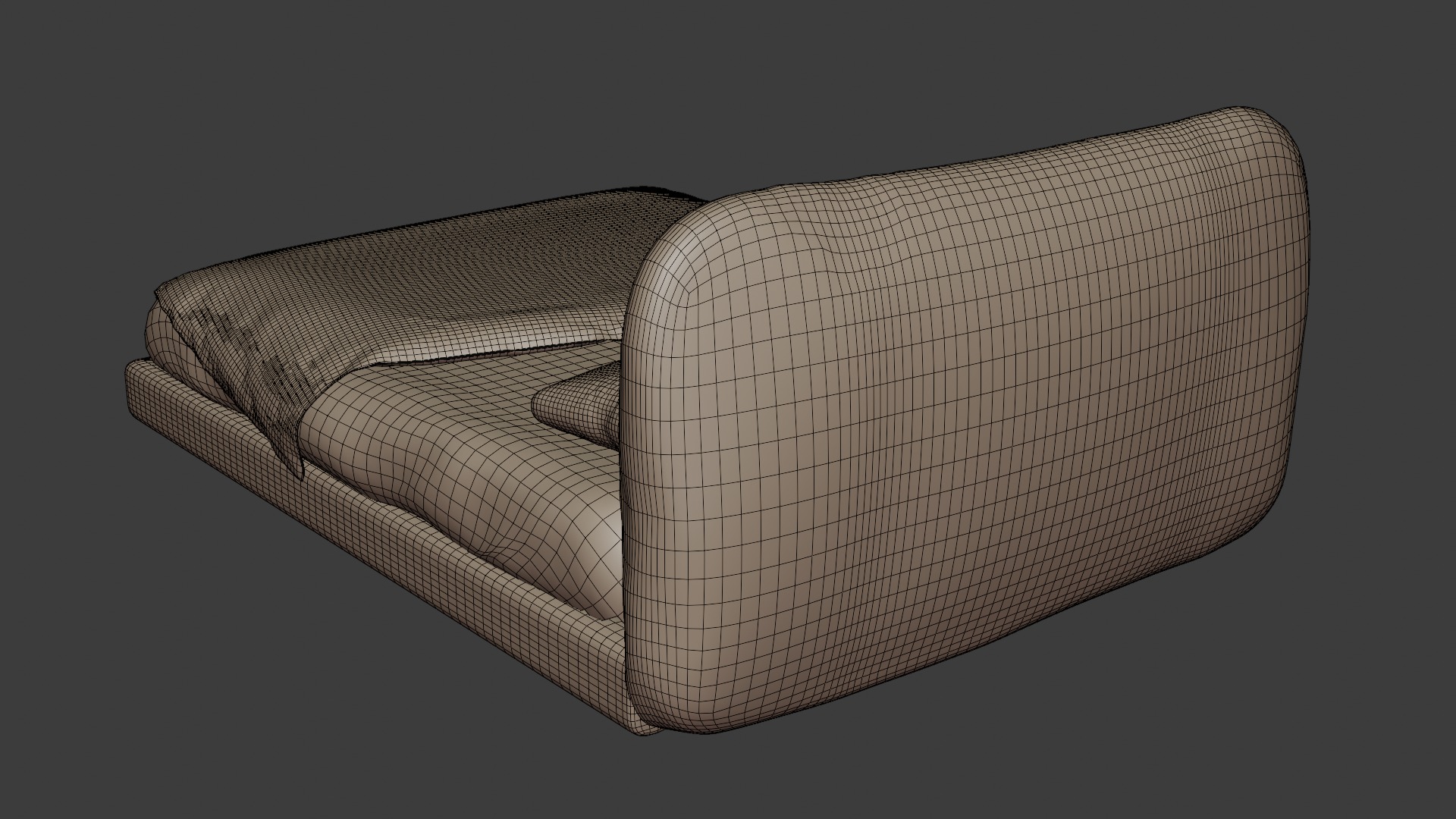 A bed that combines lightness and luxury 3D model_7