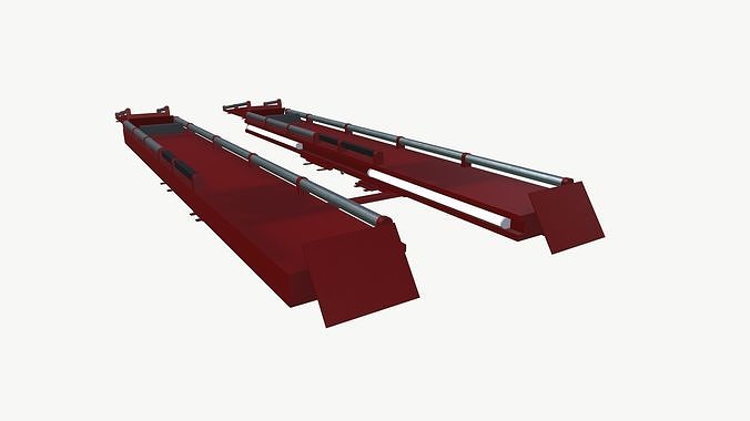 Hydraulic Scissor Lifter Car Truck 3D model 3