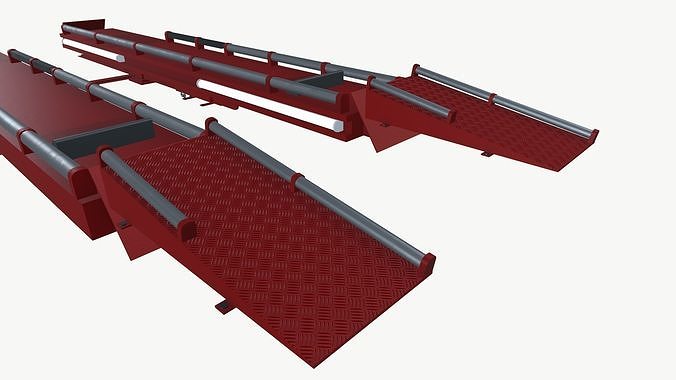 Hydraulic Scissor Lifter Car Truck 3D model 5