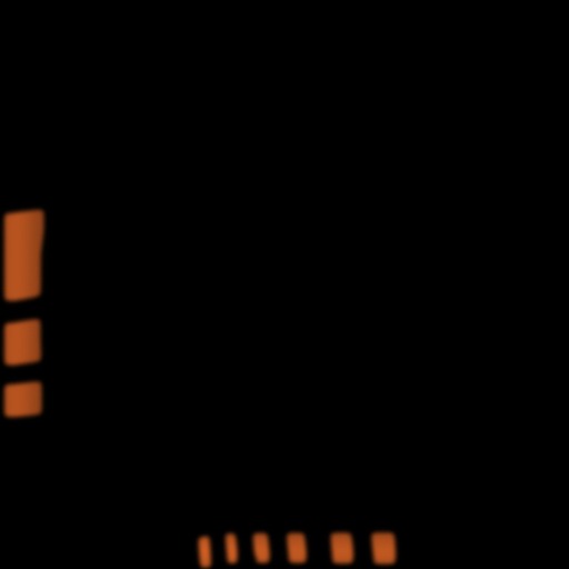 Low Poly Cyborg Soldier with Automatic Rifle and Pistol - 3dsMax Low-poly 3D model_64