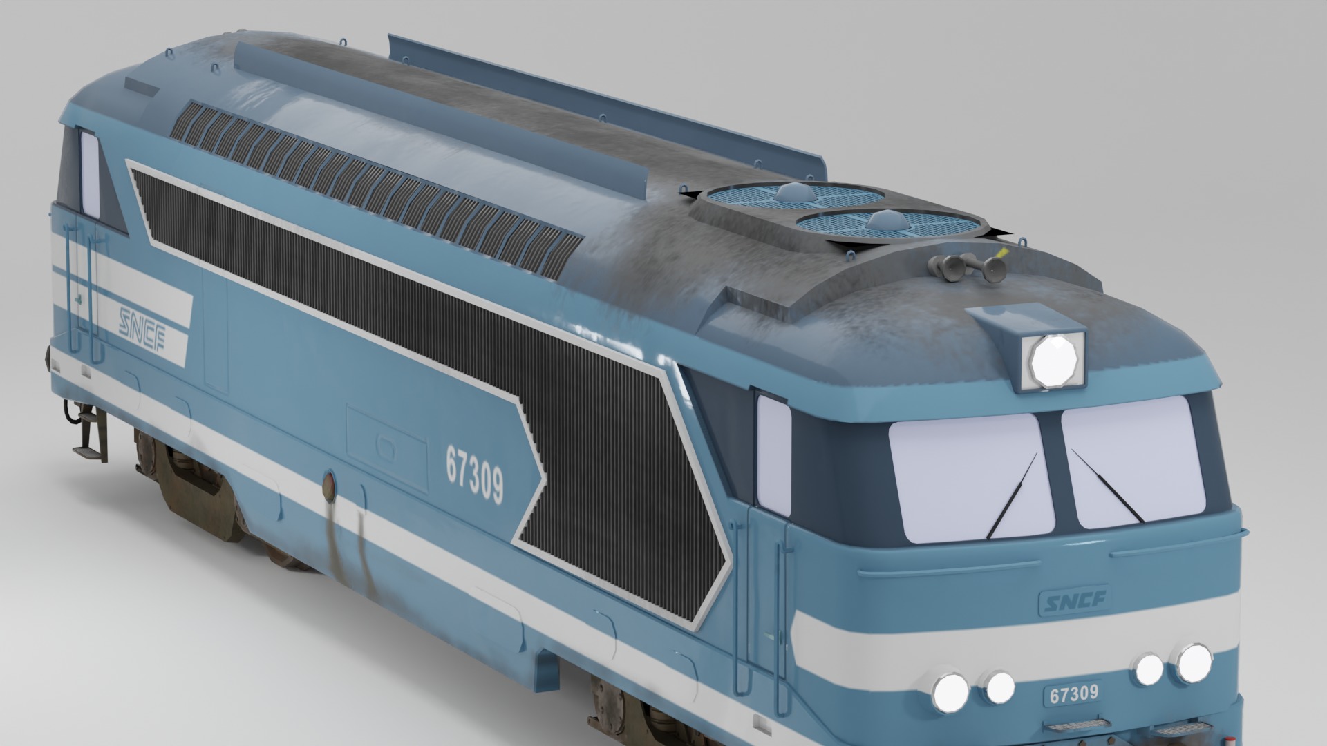 SNCF BB67300 Train 3D model_4