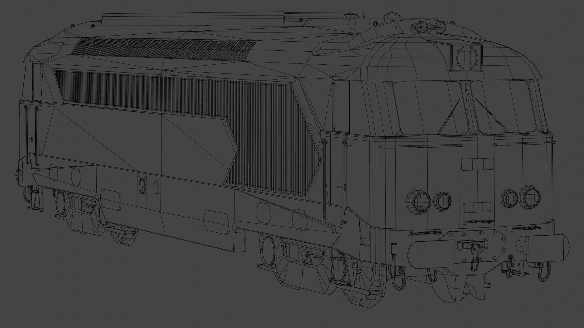 SNCF BB67300 Train 3D model_1