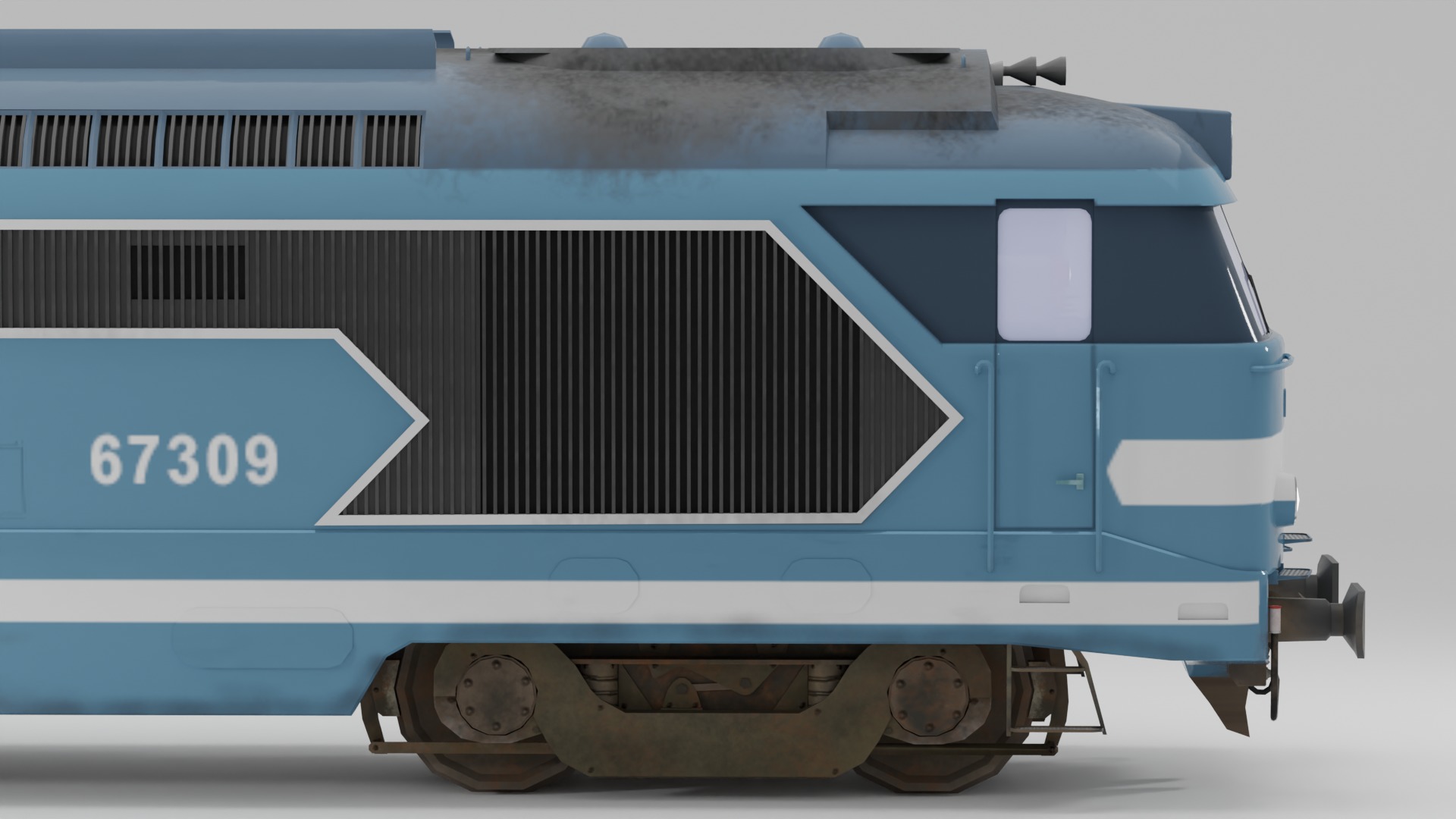SNCF BB67300 Train 3D model_2