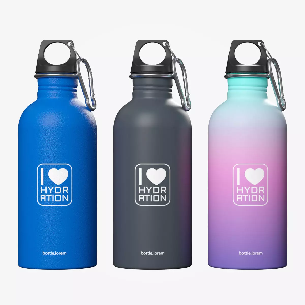 Bottle Flask Tumbler 3D model_0