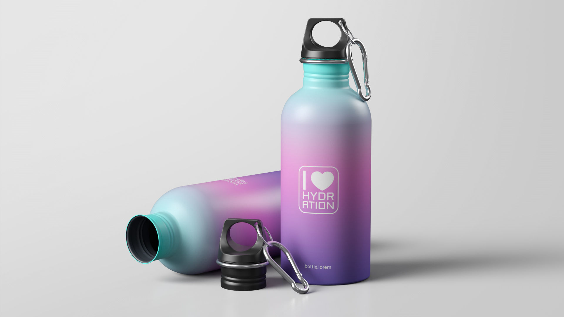Bottle Flask Tumbler 3D model_6