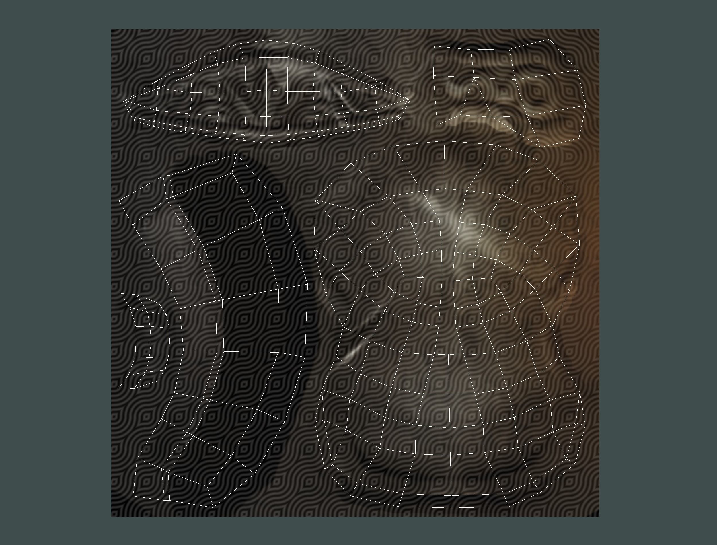 Greek Ancient Warrior Armor Shield Spear Sword Low-poly 3D model_33