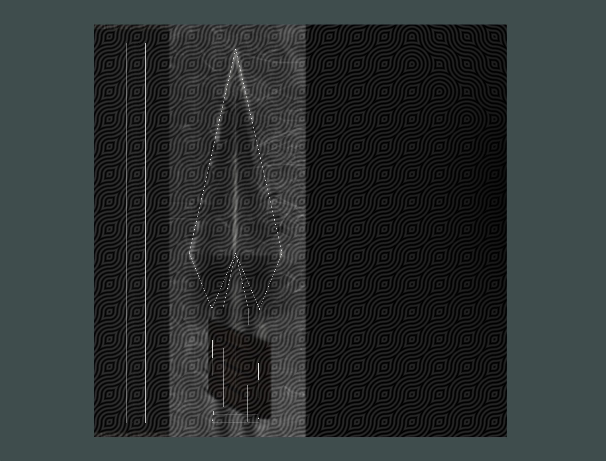 Greek Ancient Warrior Armor Shield Spear Sword Low-poly 3D model_35