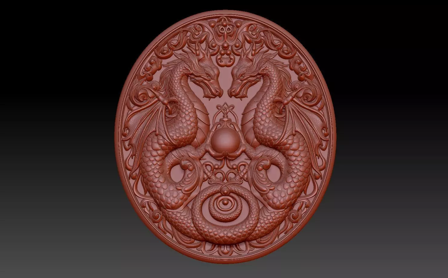 Dragon 3D print model_0