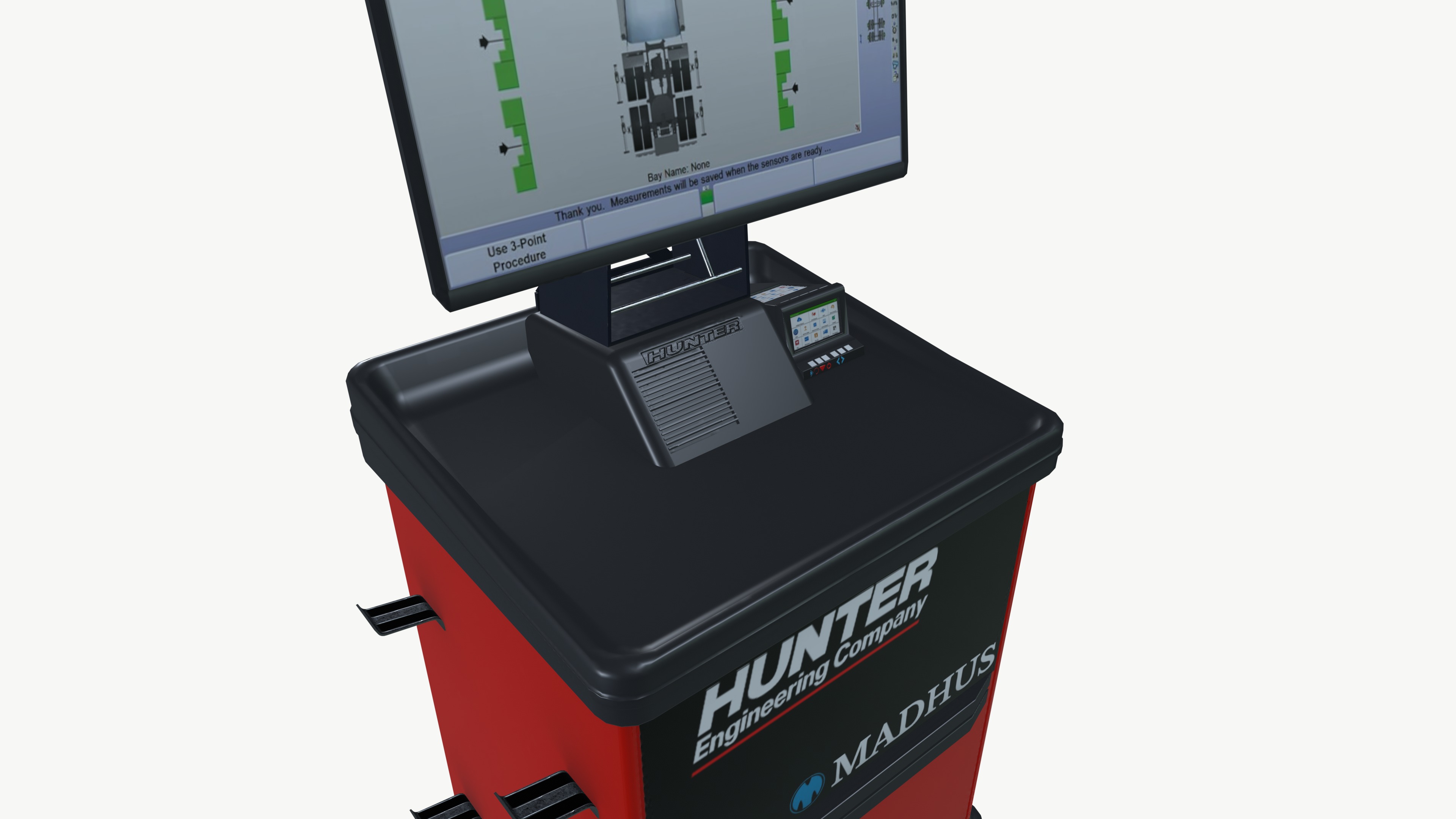 Wheel Alignment Desk 3D model_5
