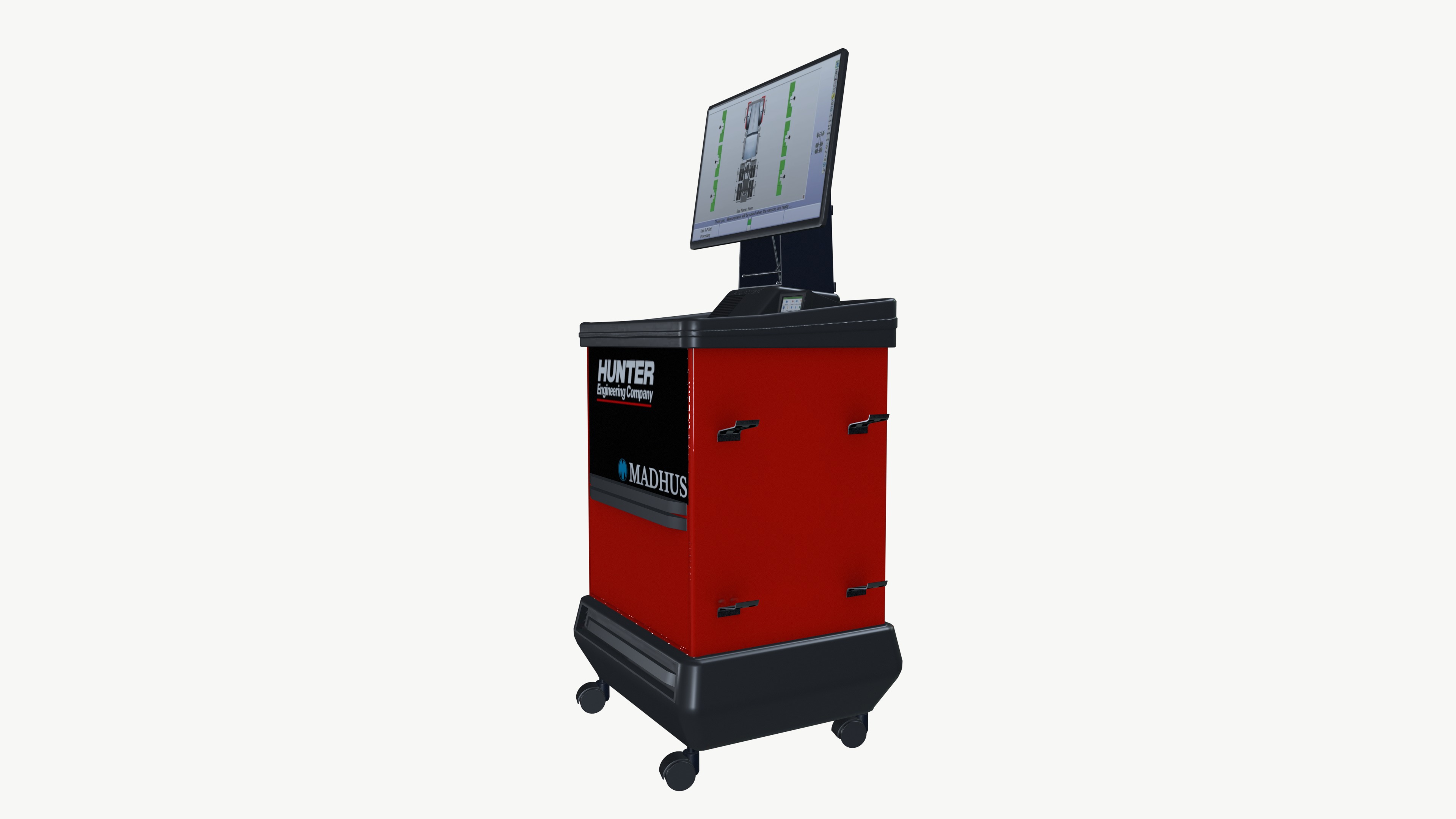 Wheel Alignment Desk 3D model_2