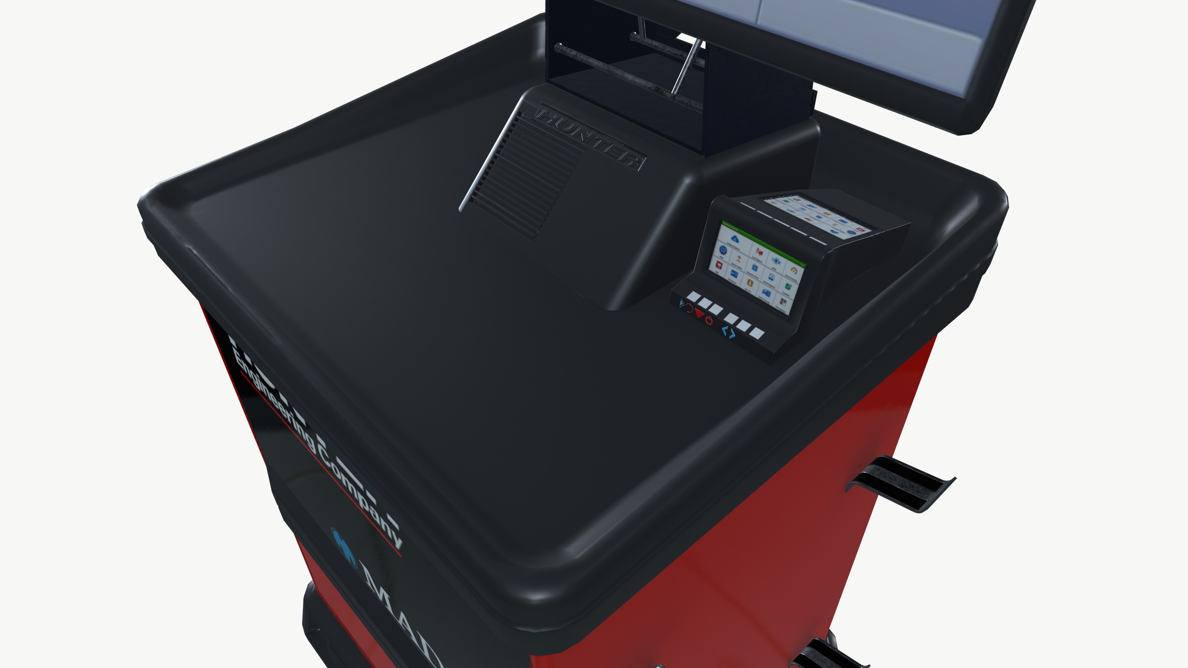 Wheel Alignment Desk 3D model_6