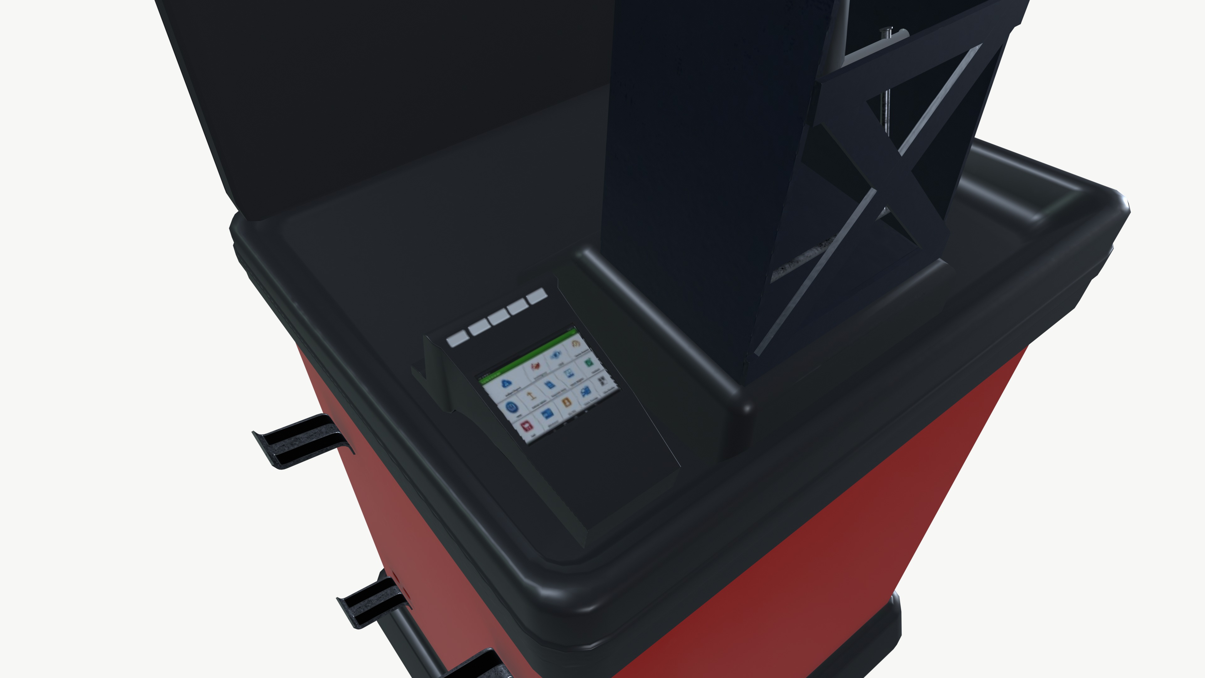 Wheel Alignment Desk 3D model_7