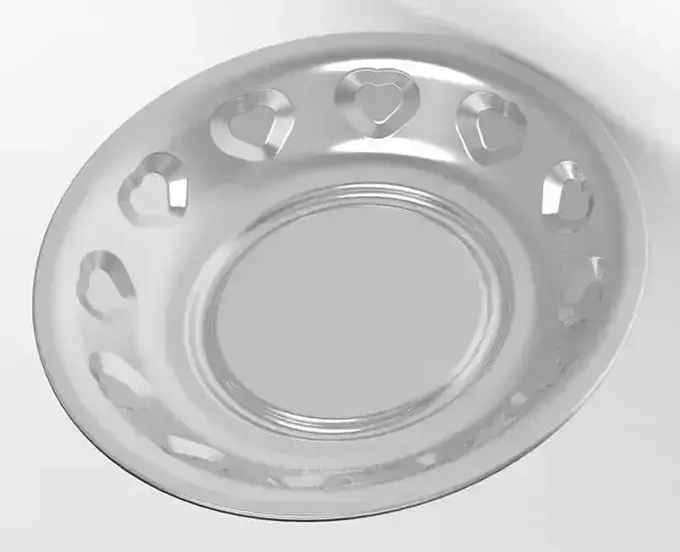 Chips Serving Plate 3D print model