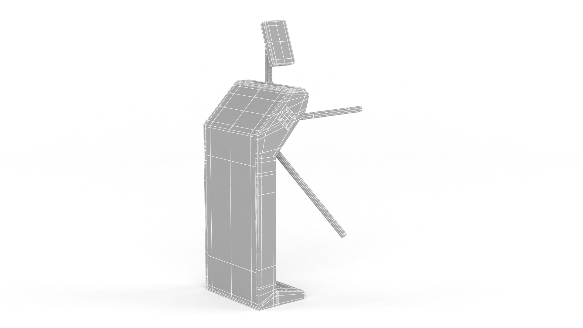 Turnstile Gate 3D model_7