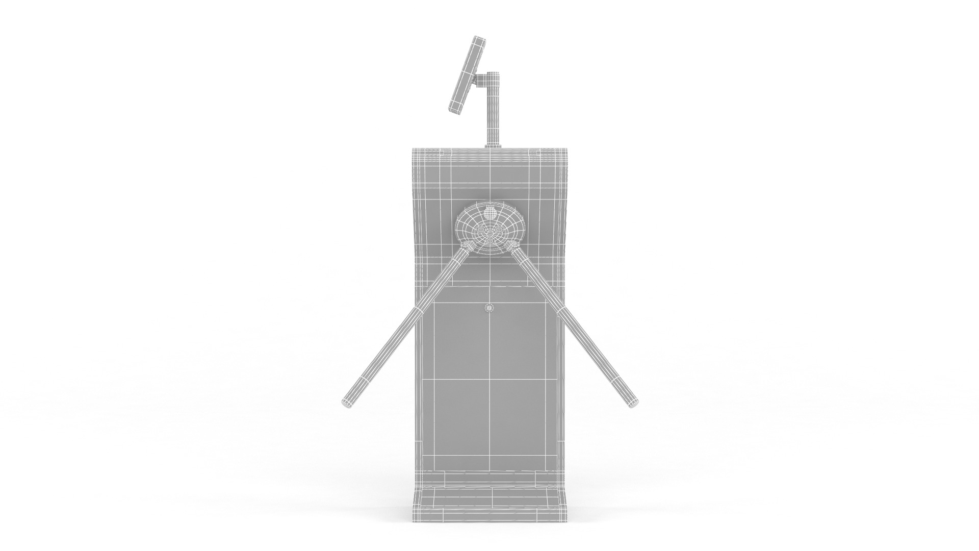 Turnstile Gate 3D model_8