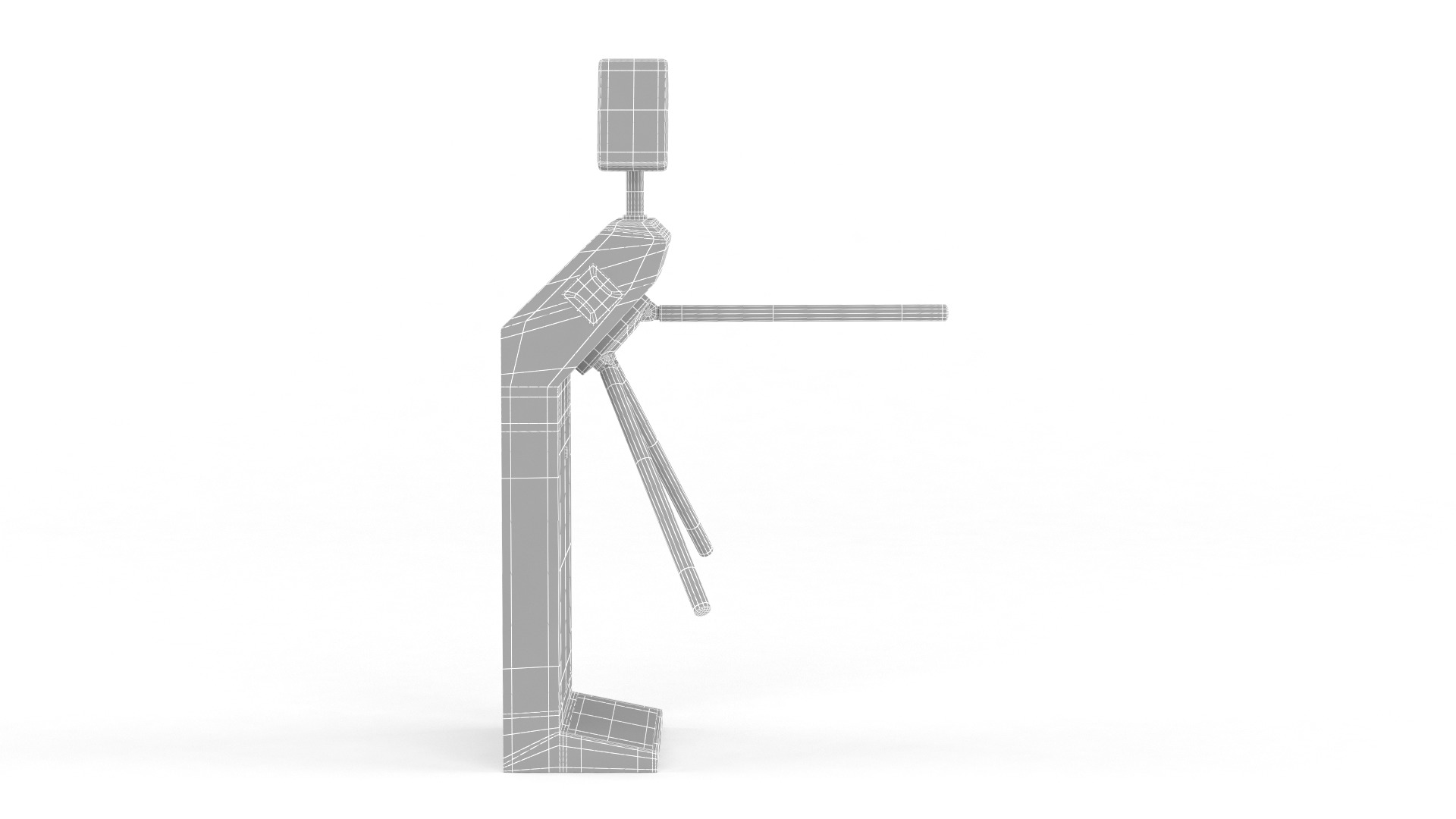Turnstile Gate 3D model_6