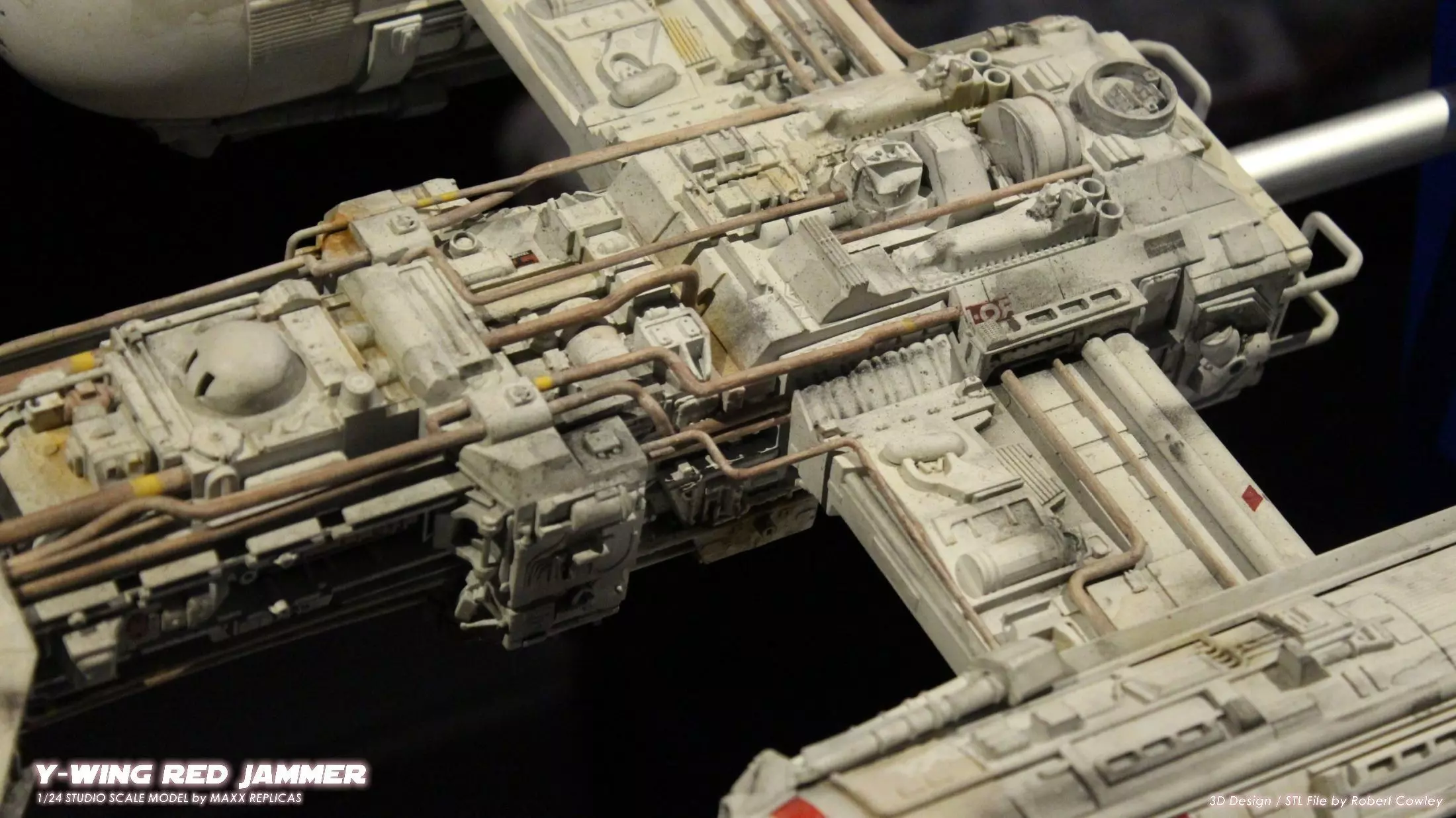 STAR WARS YWING RED JAMMER VERSION  SUPER DETAILED 3D print model_27