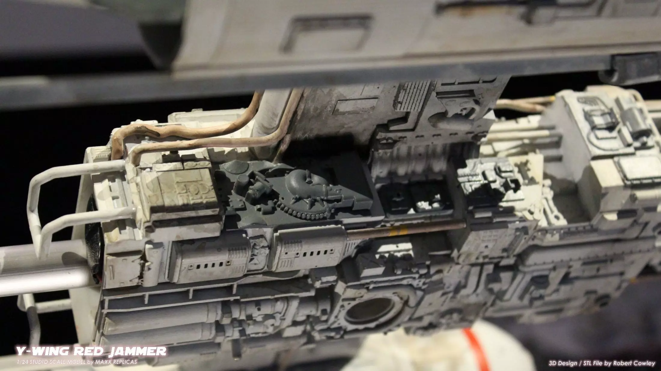 STAR WARS YWING RED JAMMER VERSION  SUPER DETAILED 3D print model_28